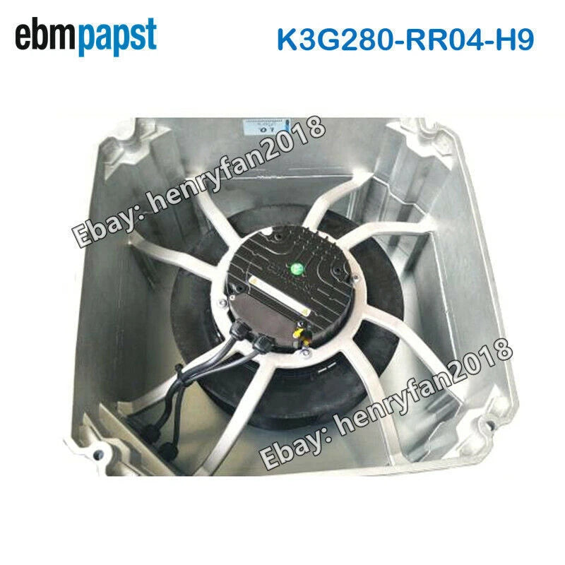 E Fan K3G280-RR04-H9 200~277VAC 520W 2.3A ,E Motor Cooling Fan