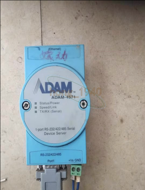 ONE Used Advantech 1 port RS-232 Ethernet serial server ADAM-4571|406212888529