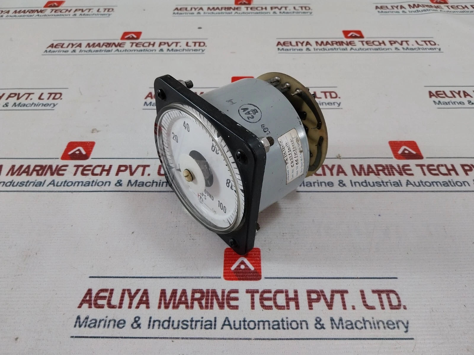 General Electric DB40 DC Ammeter Precise Industrial Current Measurement Device