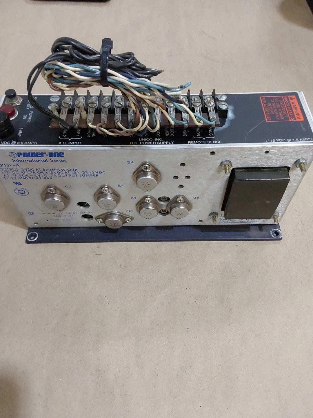 Power One International Series CP131-A Power Supply, 5 VDC, 8.0 A Output
