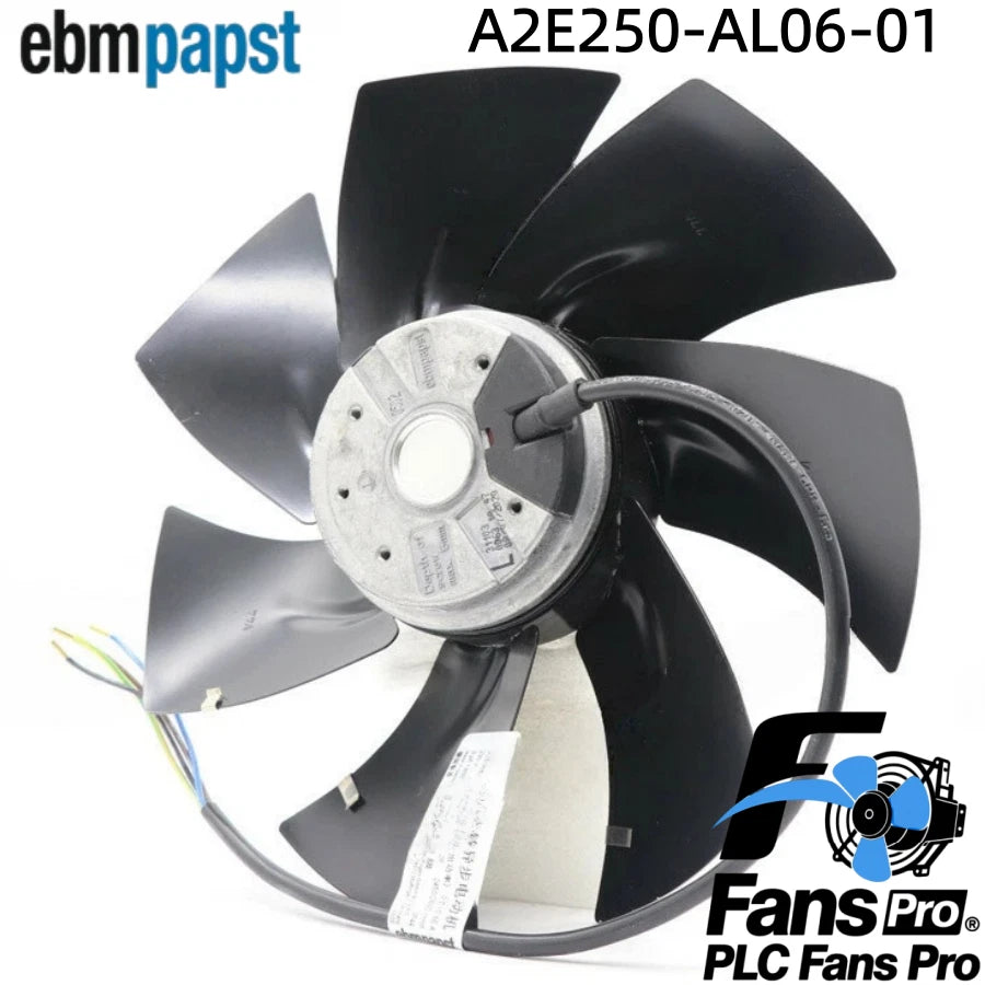1PCS New Ebmpapst A2E250-AL06-01 AC230V 115/150W φ250MM Cooling Fan Fast Ship
