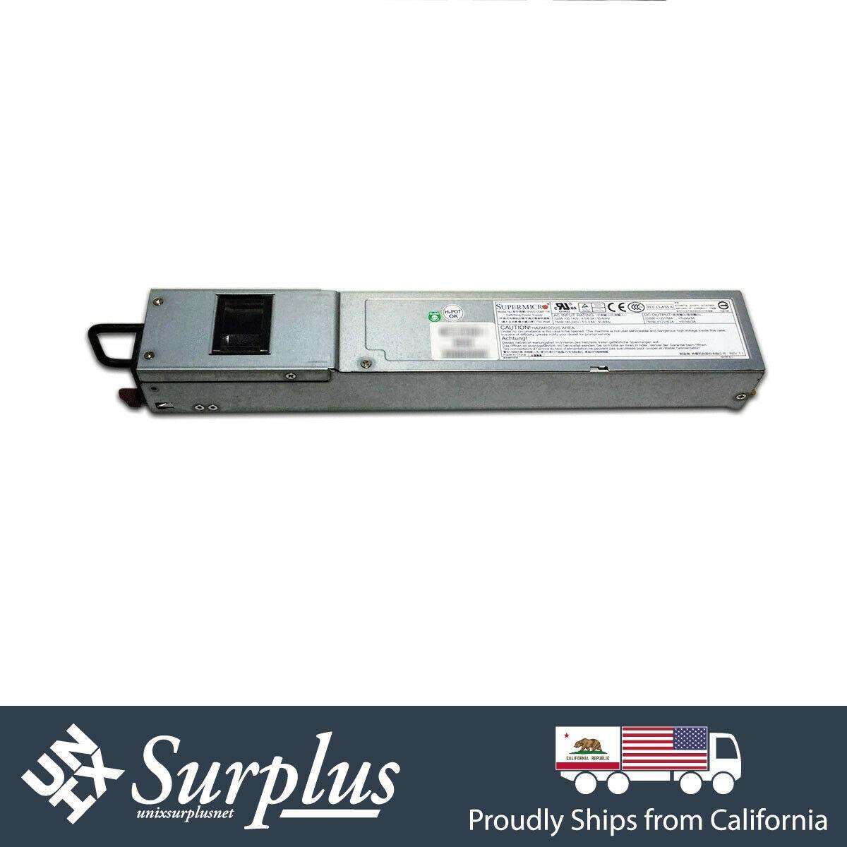 Supermicro PWS-704P-1R Switching 750W PSU 80 Plus Gold 1U Redundant Power Supply|355280595726