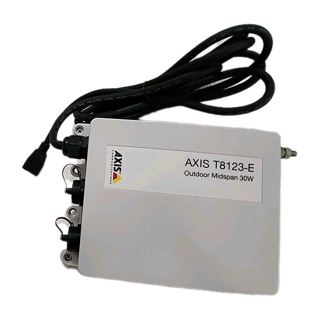 AXIS T8123-E Outdoor Midspan Power Supply 30W Outdoor POE Injector |136797495521