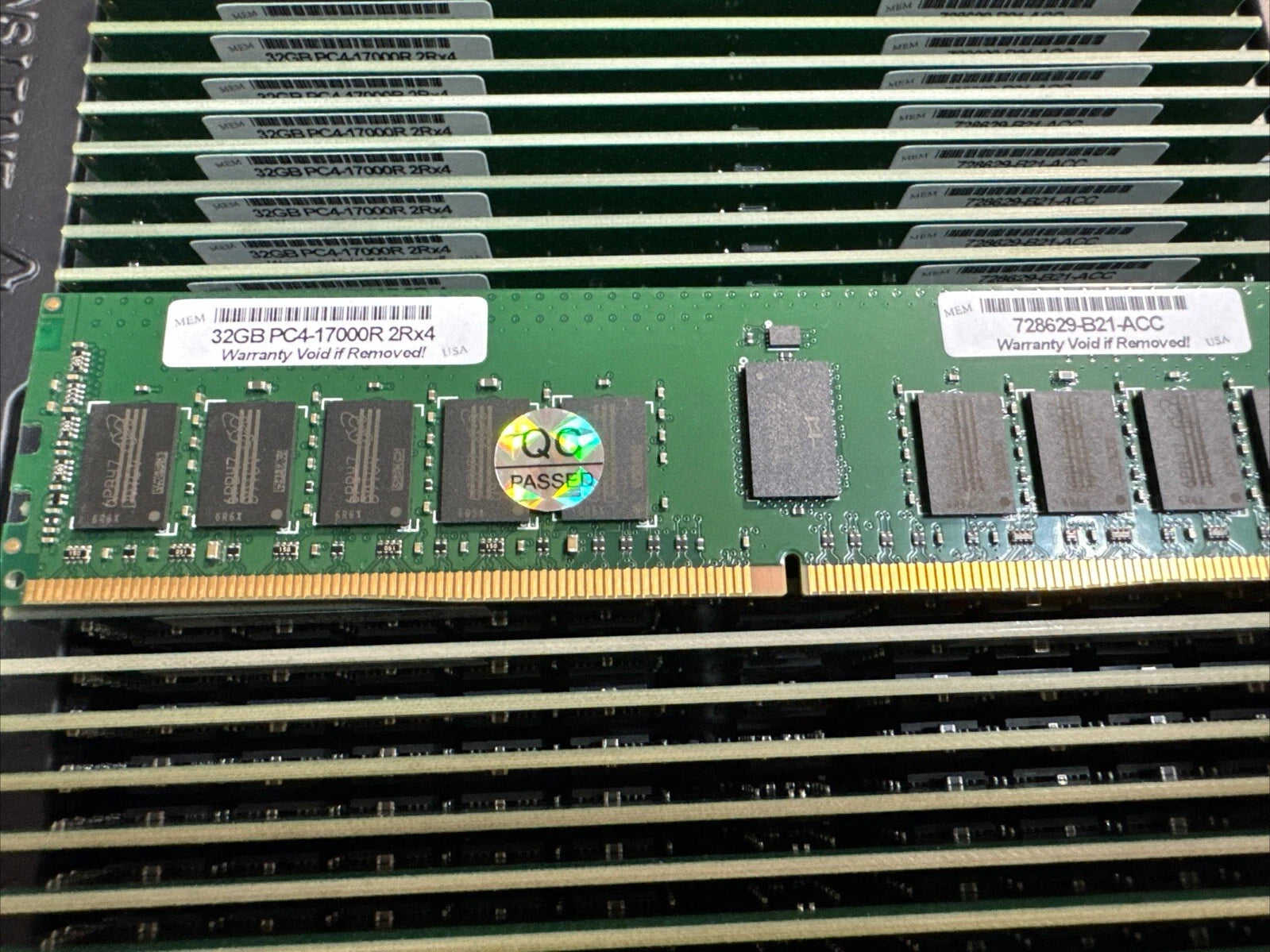HP 752370-091 32GB (1X32GB 2RX4 PC4-2133P DDR4 Server Memory 728629-B21