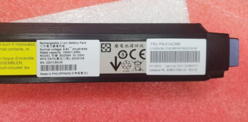 Ibm 01Ac366 Storwize V5000 V5010 V5030 Gen2 Battery 01Ac365