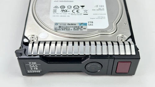 HP HPE 2TB SAS 6Gb/s 7.2K RPM LFF Server Hard Drive with Tray