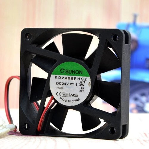 SUNON KD2406PHS2 24V 1.3W 60mm Inverter CPU Cooling Fan Reliable Performance