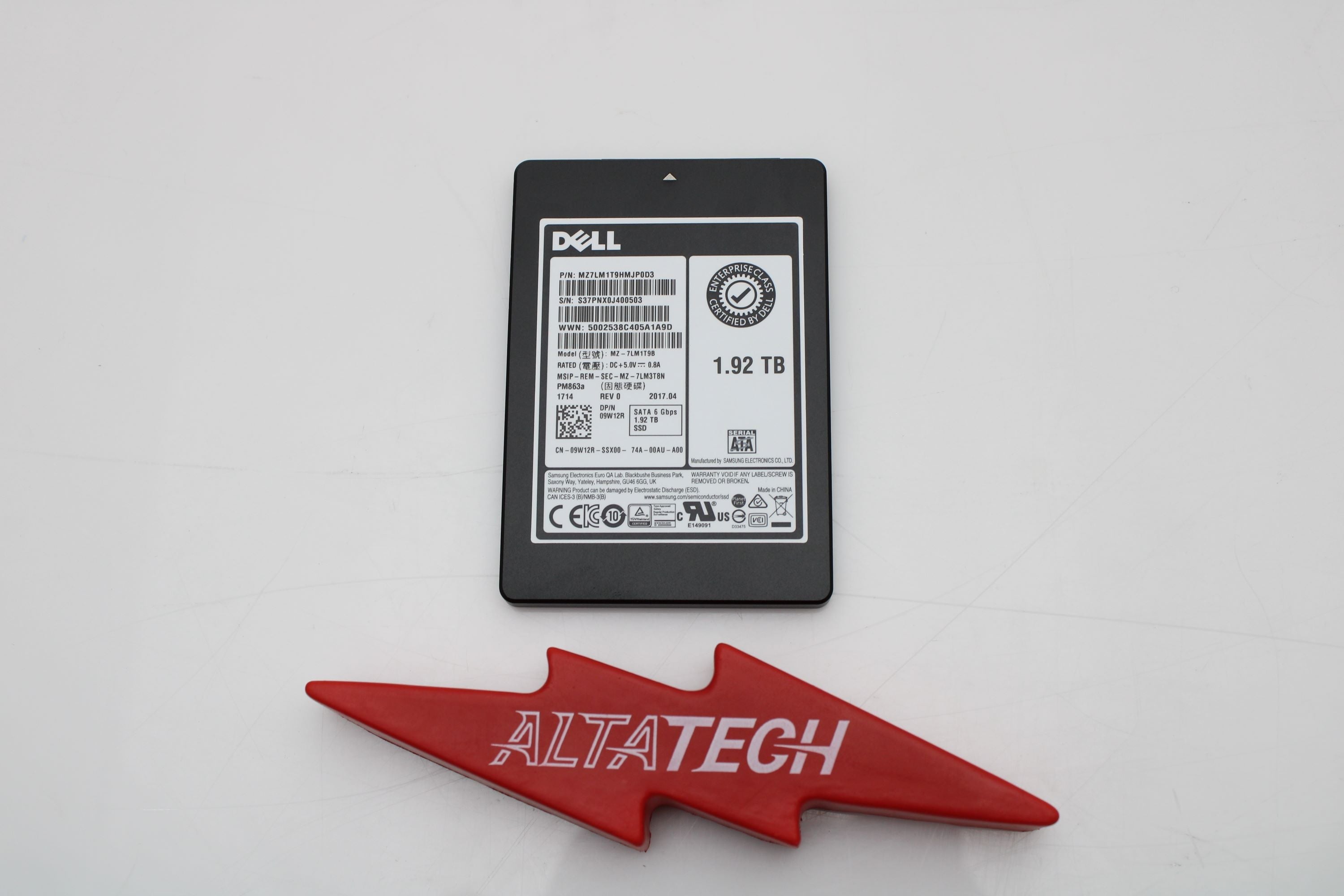 Samsung MZ7LM1T9HMJP0D3 1.92TB SSD SATA 2.5 6G RI PM863A