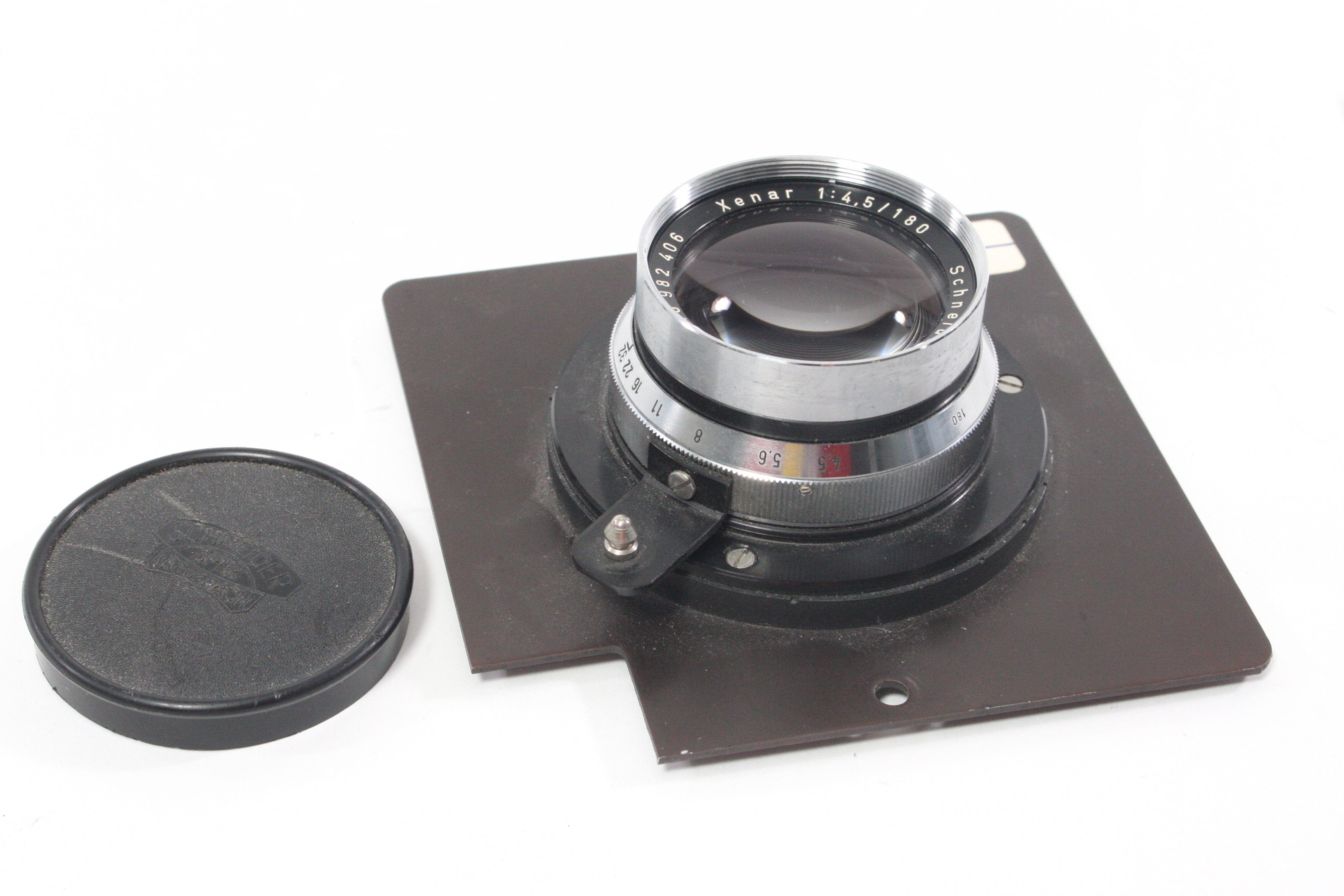 Schneider Xenar 180mm f/4.5 on a 4.5x4.5 Notched Lens Board