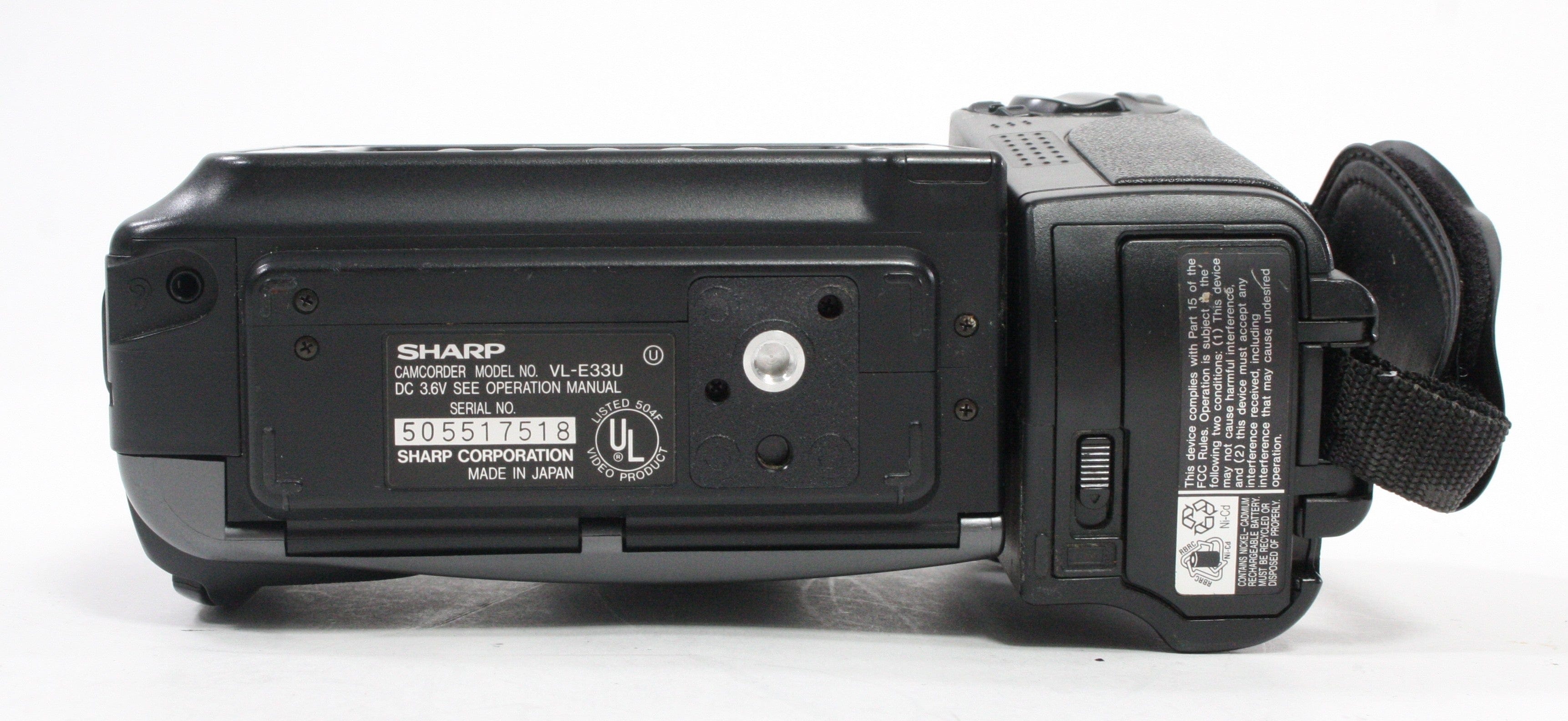 Sharp Viewcam VL-E334 Camcorder