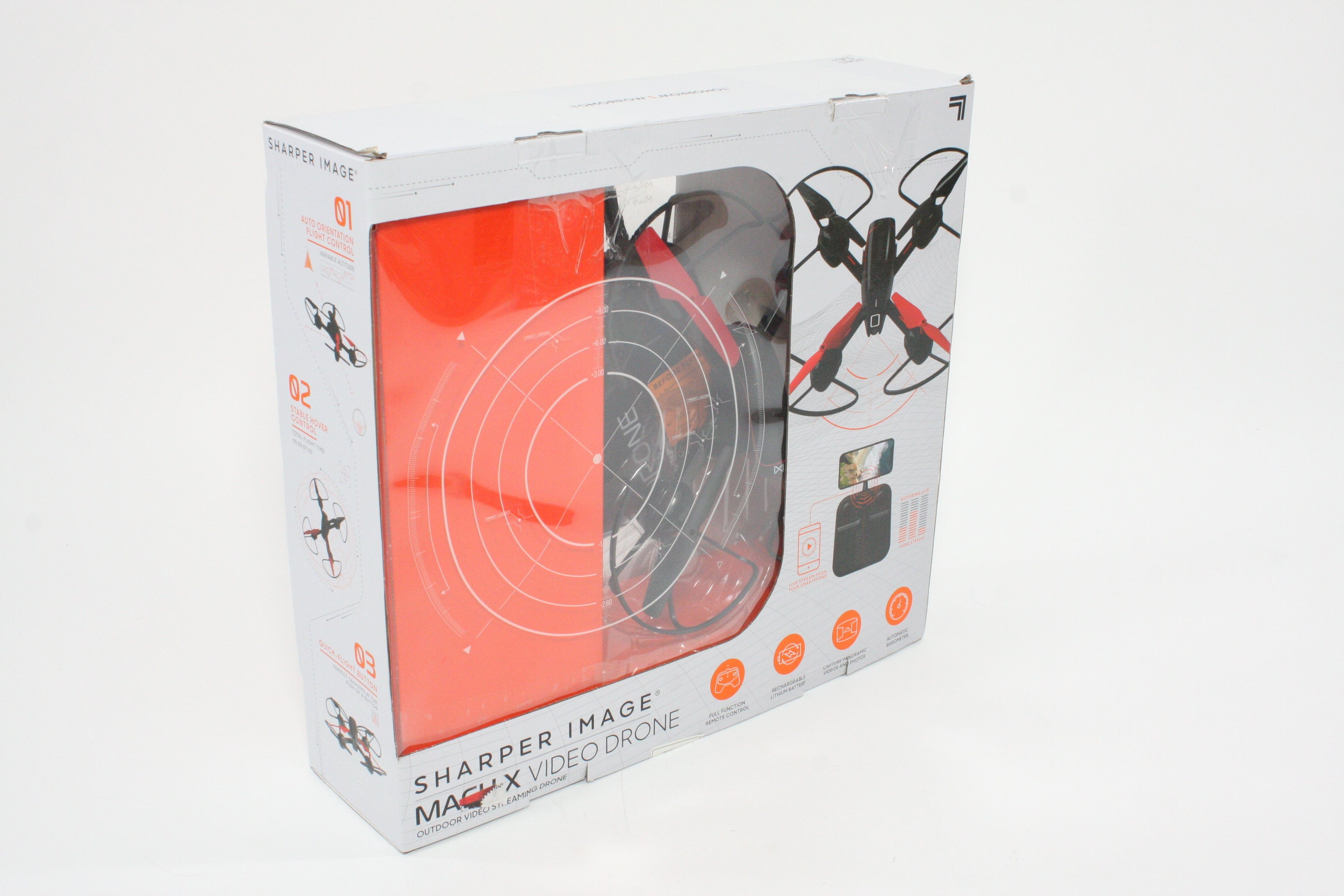 Sharper Image Mach X Video Drone - Selling As Is - No Returns