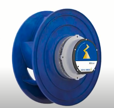 RH31C-ZID.DC.CR ZIEHL-ABEGG centrifugal fan 380/480V 2.5kW 4.0/3.2A 3640rpm