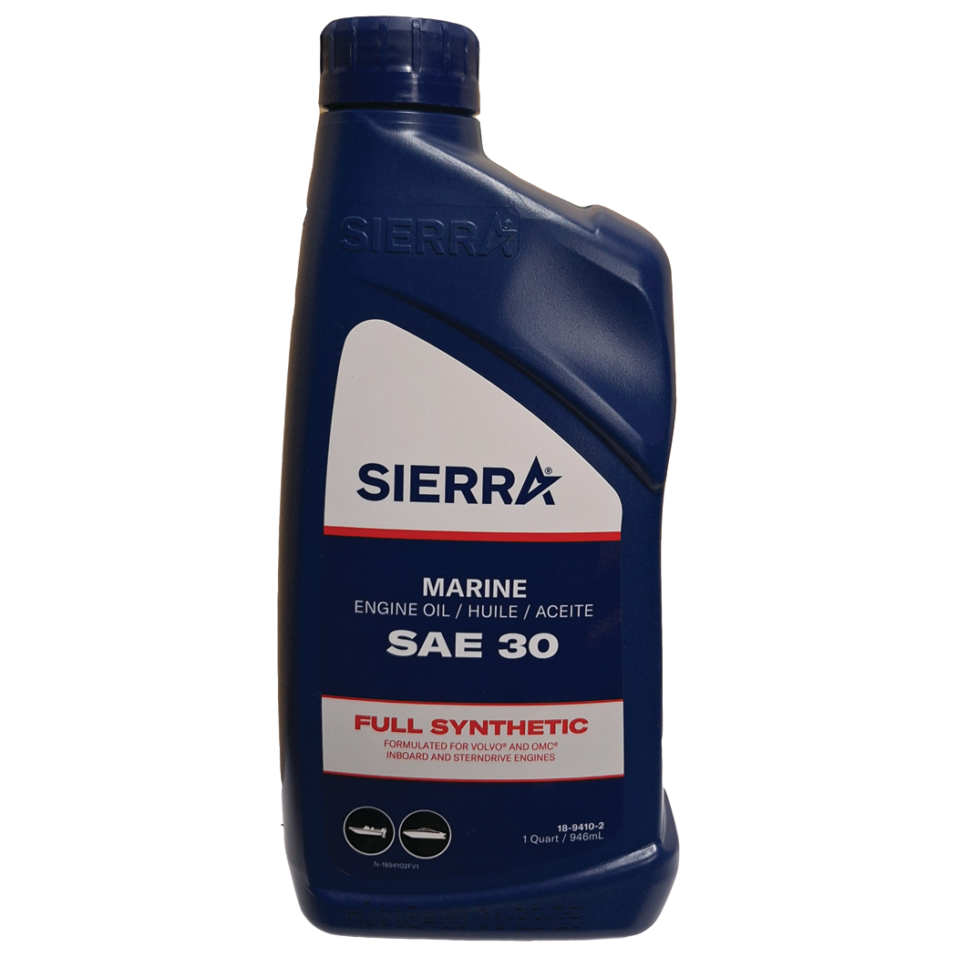 Sierra 18-9410-2 30 Wt. Full Synthetic 4-Cycle Marine Engine Oil, Qt.