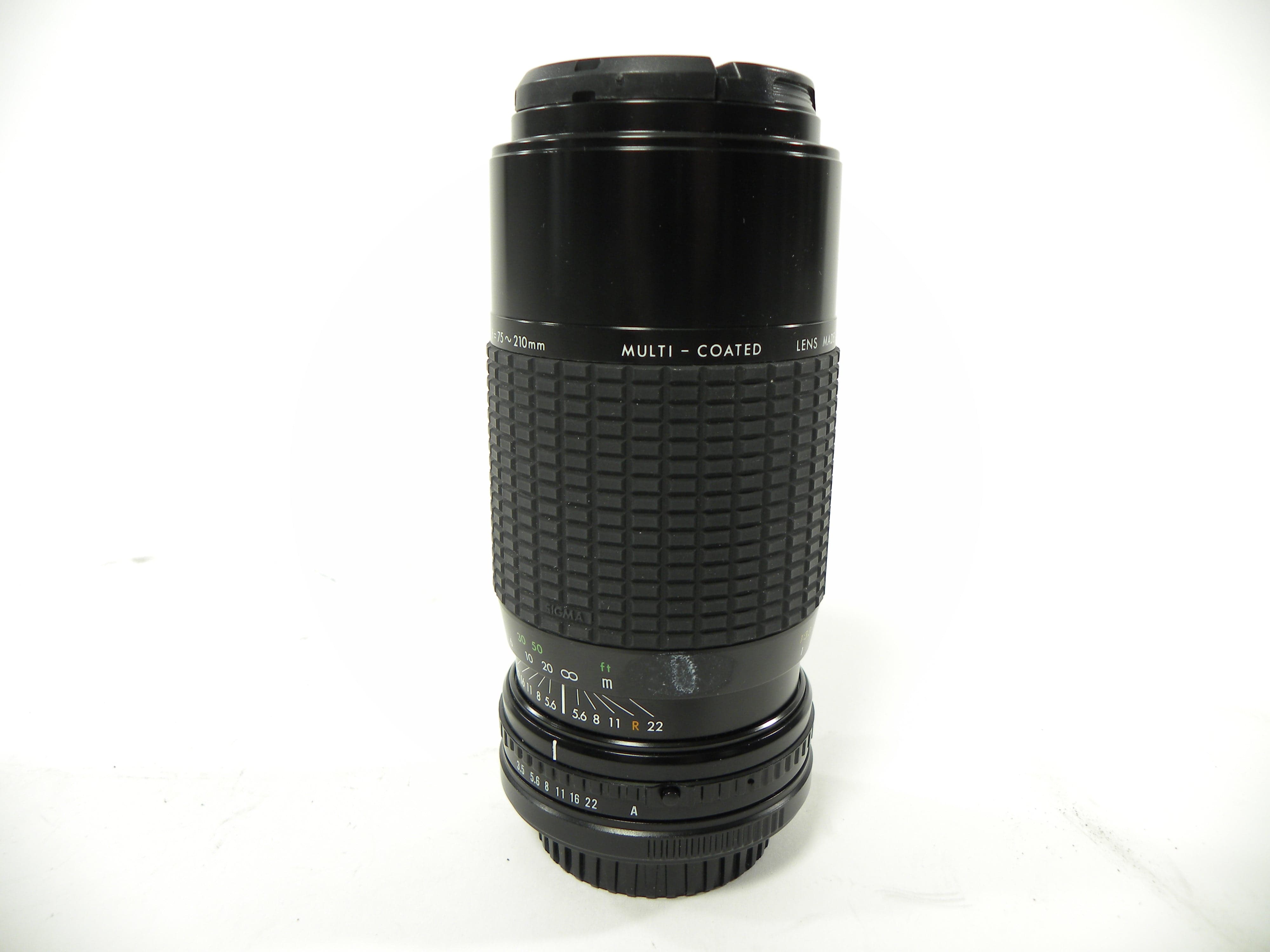 Sigma Zoom K-111 75-210mm f3.5-4.5 Canon FD Mount