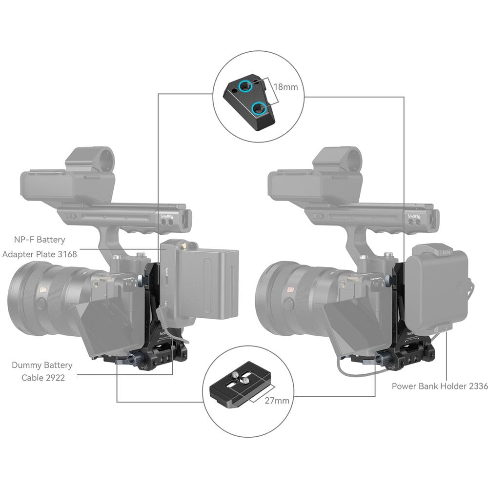 Small Rig Compact V Mount Battery Mounting System