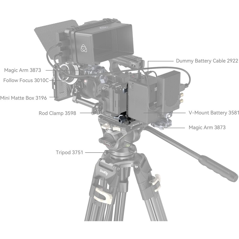 Small Rig Compact V Mount Battery Mounting System