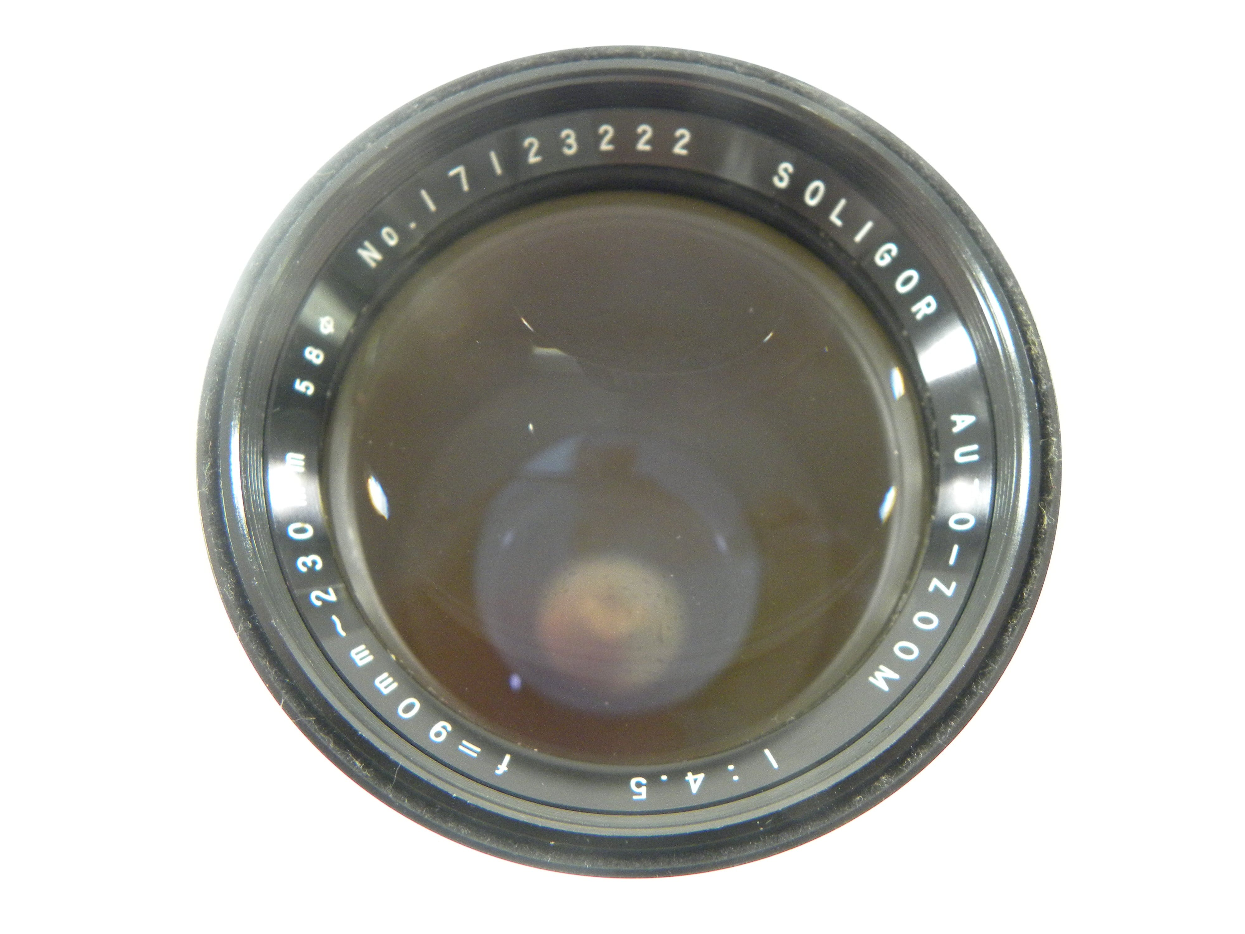Soligor Auto Zoom 90-230mm f4.5 Nikon F Non Ai Mount