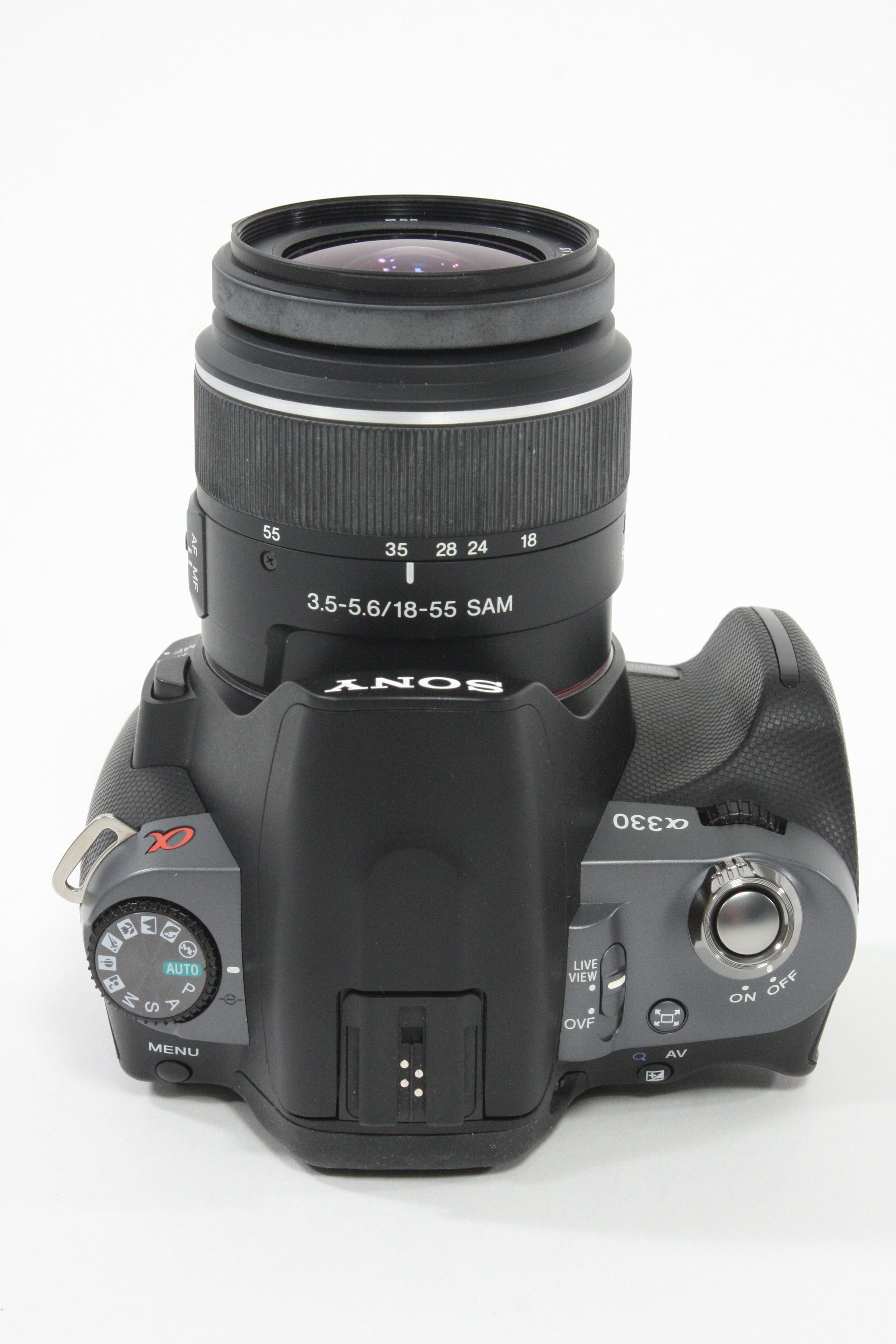 Sony a330 with 18-55mm f/3.5-5.6 Lens - Shutter Count 338