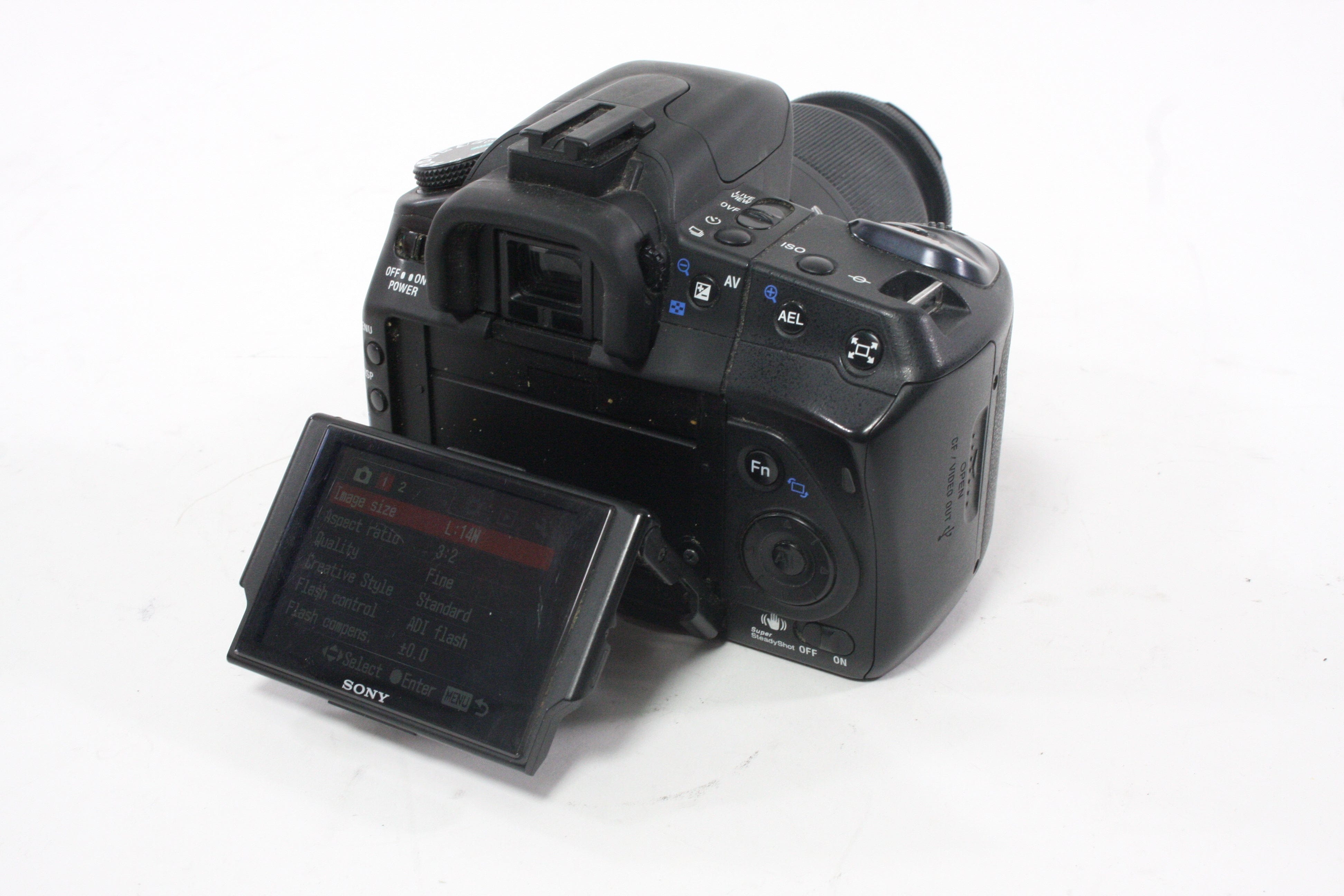 Sony a350 DSLR Camera with 18-70mm f/3.5-5.6 DT Lens A Mount Shutter Count N/A