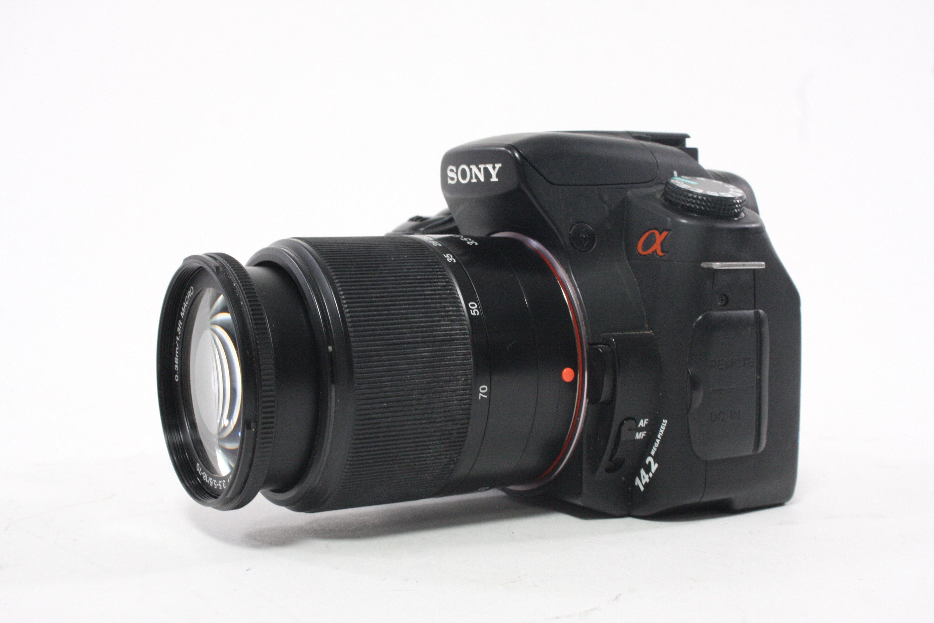 Sony a350 DSLR Camera with 18-70mm f/3.5-5.6 DT Lens A Mount Shutter Count N/A