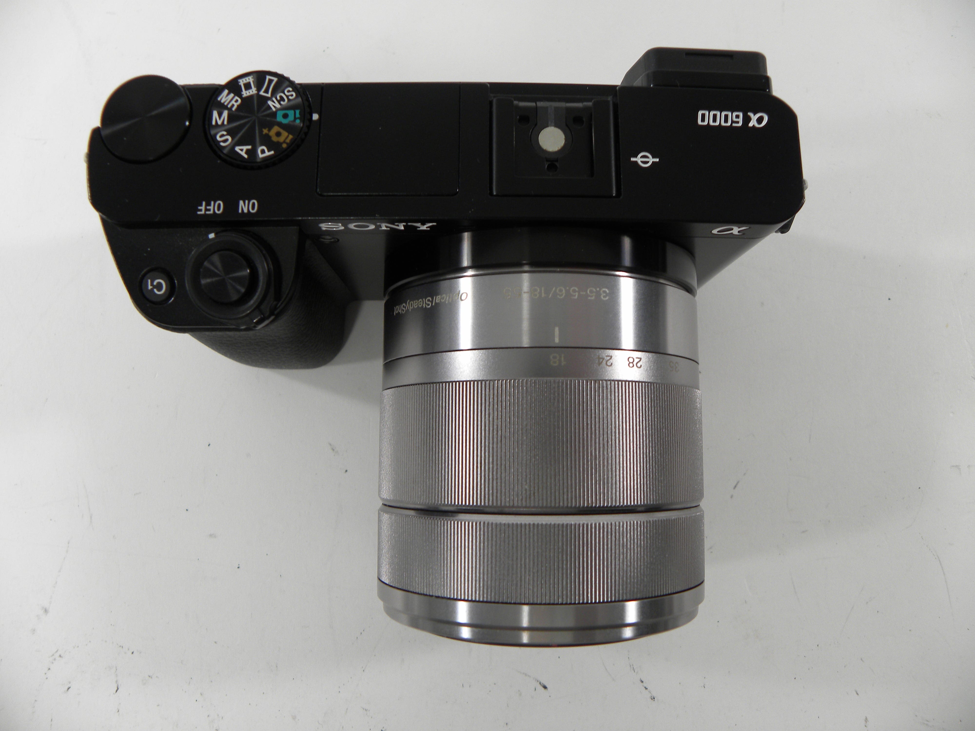 Sony a6000 24.3mp Digital Mirrorless Camera w/E 18-55 OSS Sutter Ct. 845