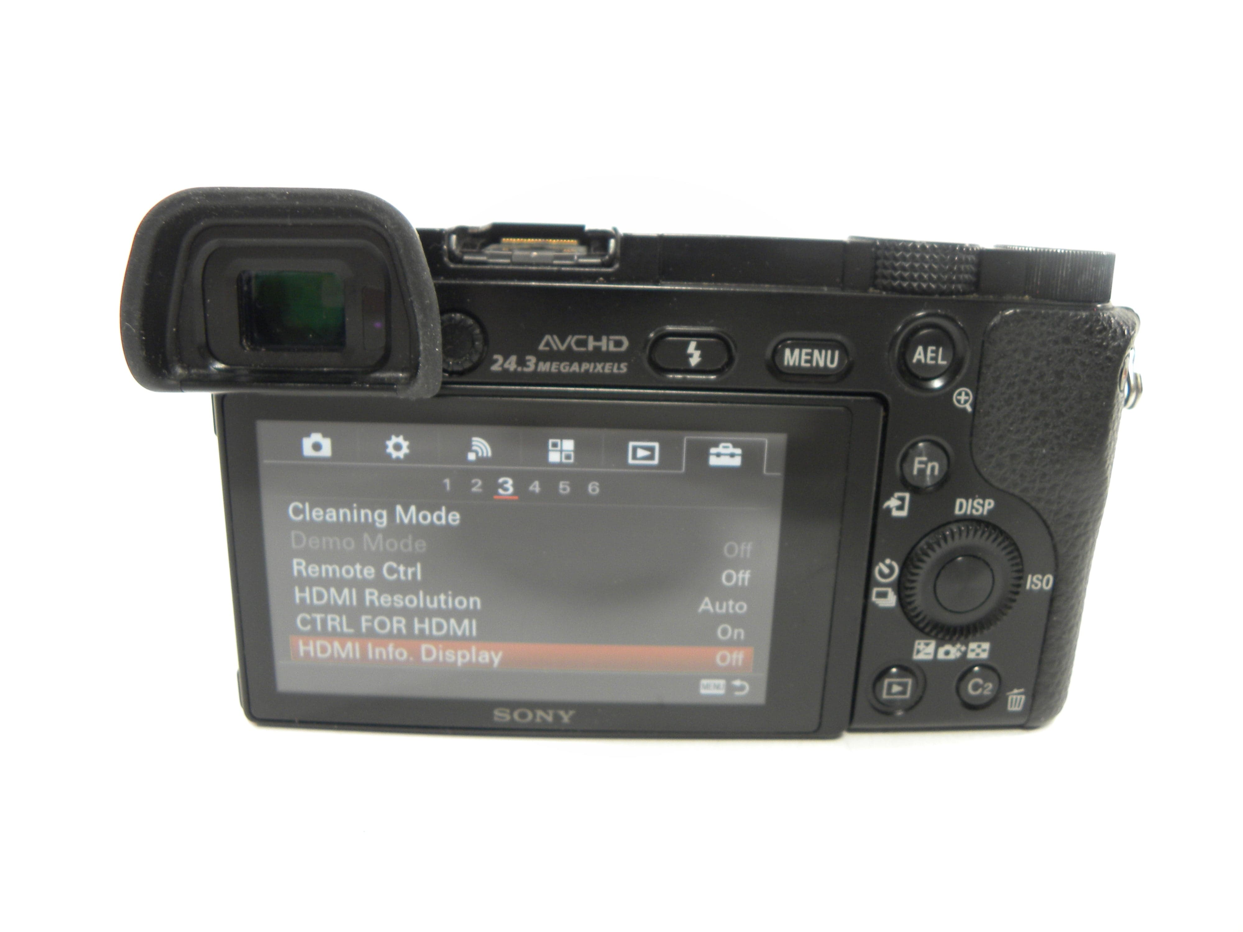 Sony a6000 24.3mp Digital Mirrorless E Mount Body Only Shutter Ct. 36,285
