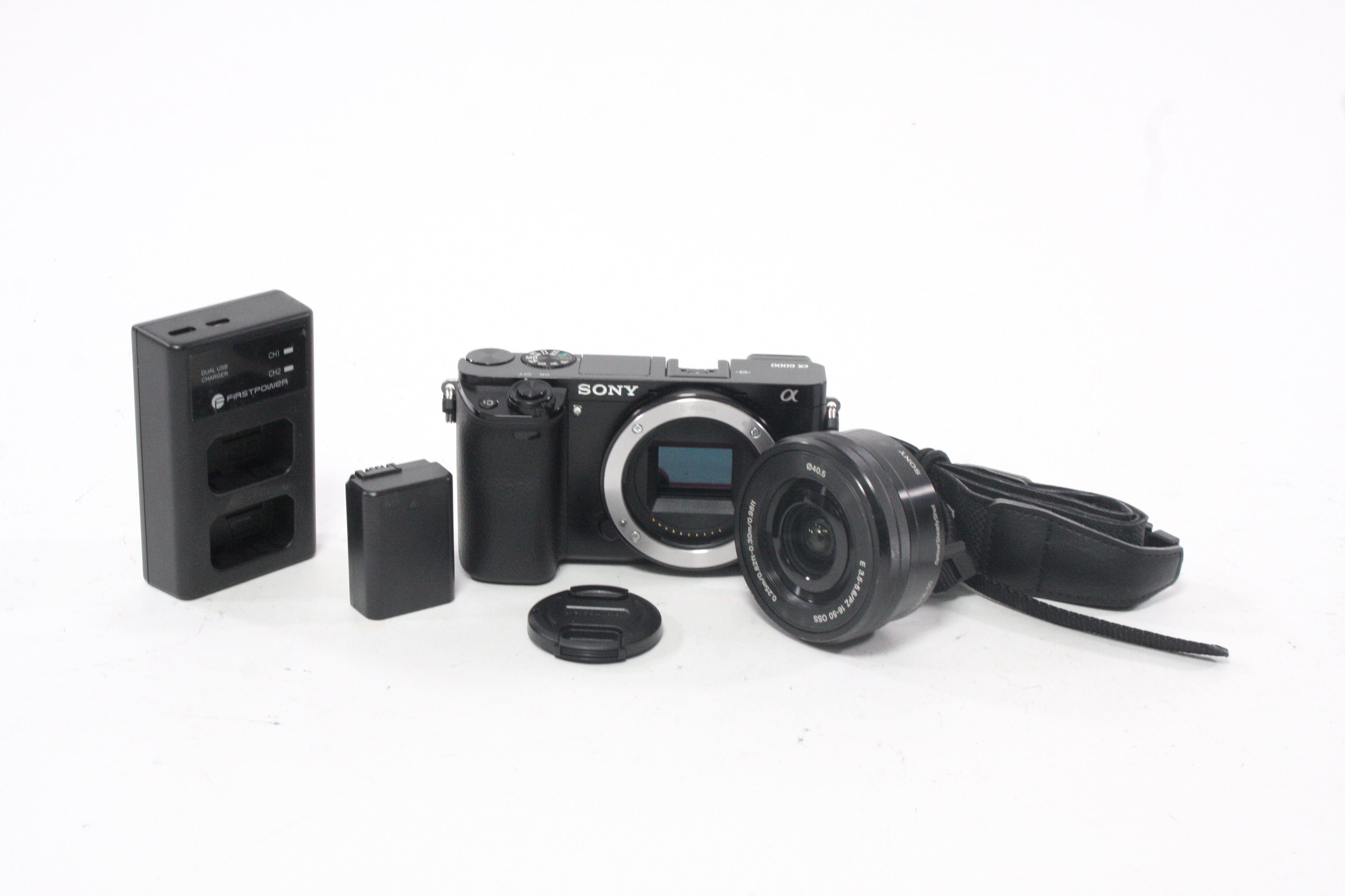 Sony a6000 Digital Camera with 16-50mm f/3.5-5.6 PZ OSS E Lens with Shutter Count 1,065