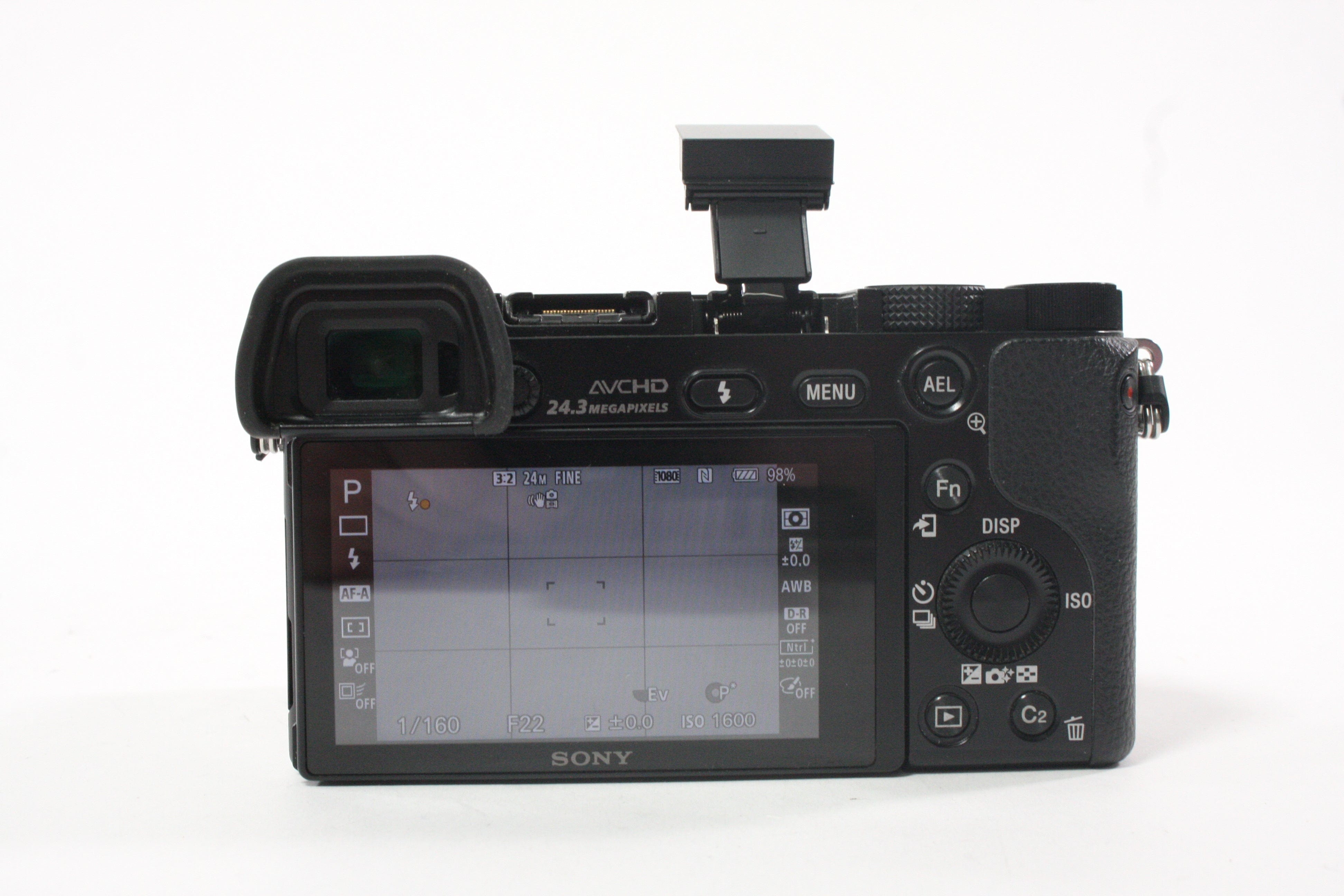 Sony A6000 Mirrorless Digital Camera with 16-50mm f/3.5-5.6 PZ OSS Lens with Shutter Count 7,211