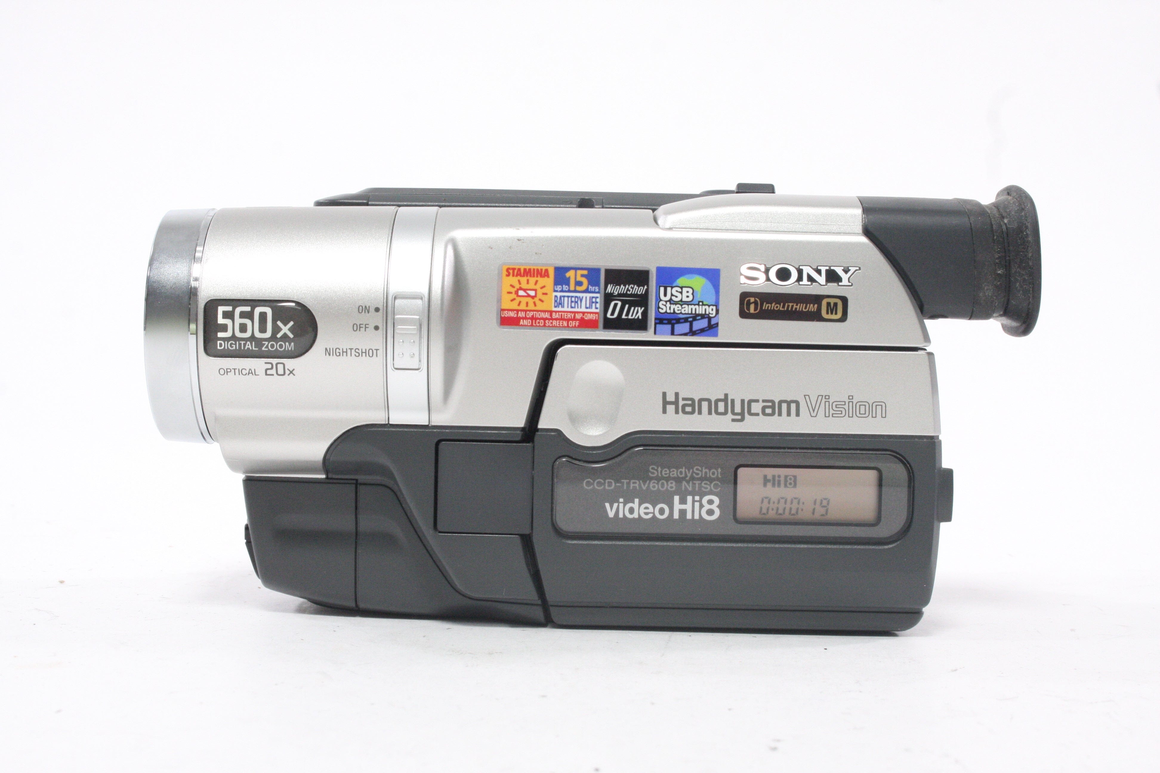 Sony CCD-TRV608 Hi 8 Video Camera