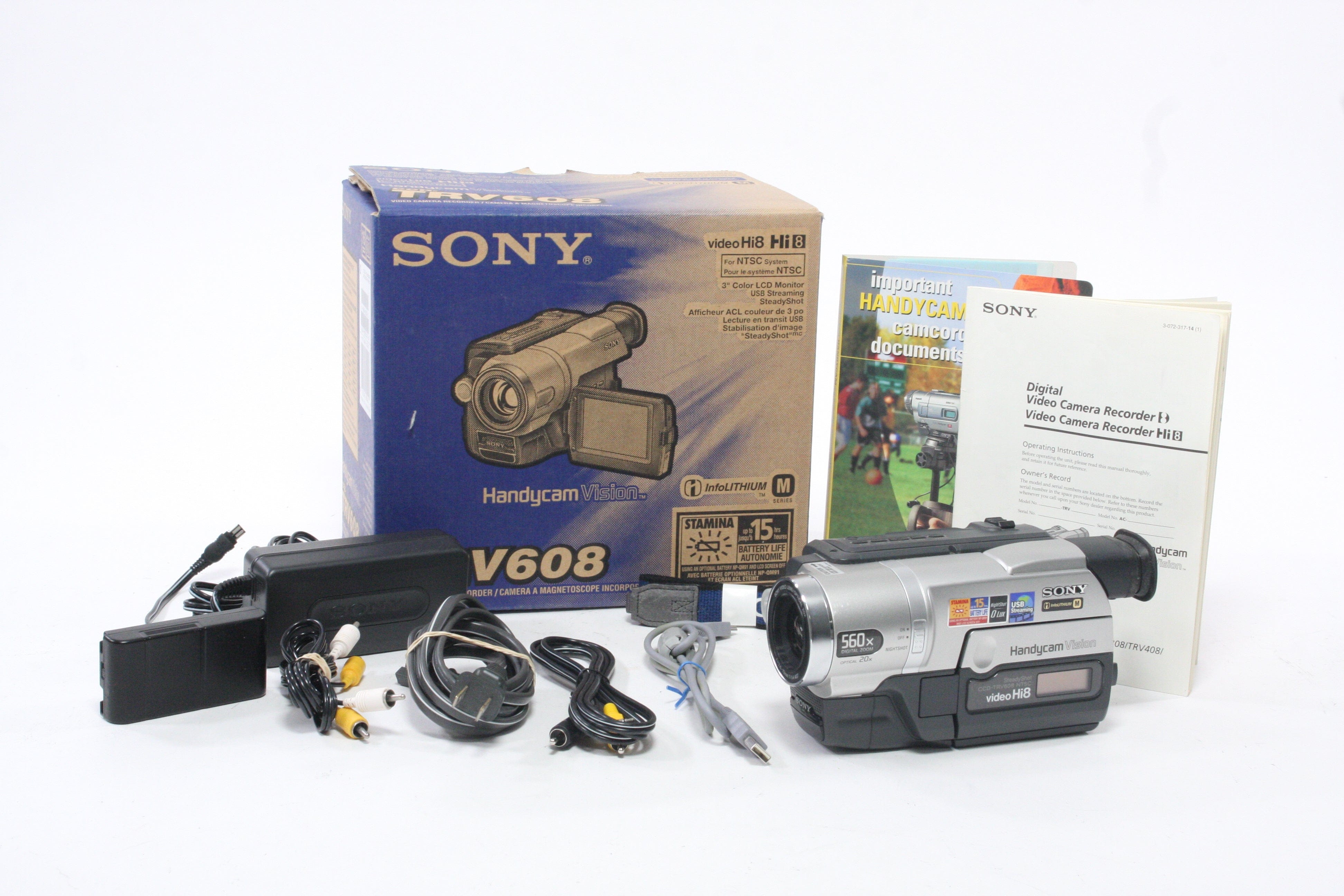 Sony CCD-TRV608 Hi 8 Video Camera