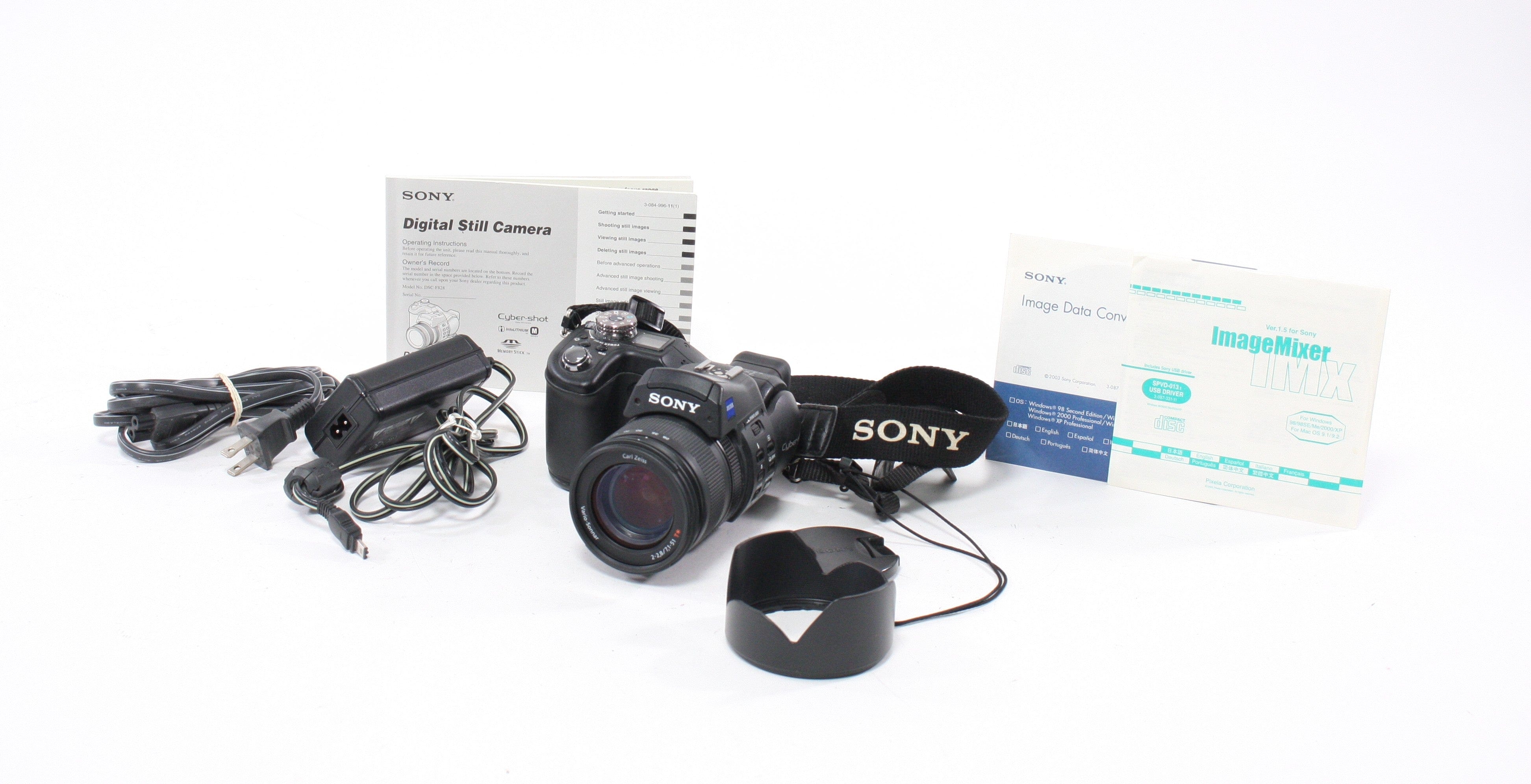 Sony Cyber-shot DSC-F828 Digital Camera 7x Zoom 8.0mp