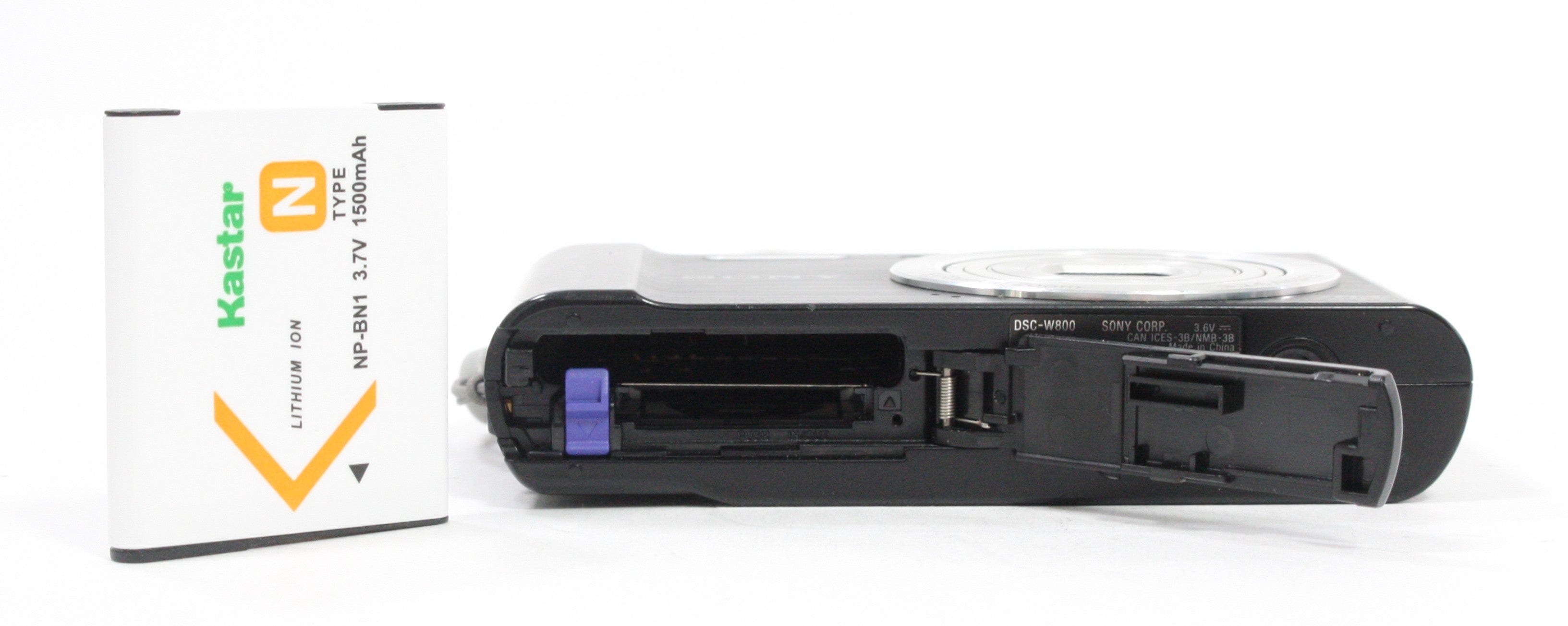 Sony Cyber-shot DSC-W800 Digital Camera 5x Zoom 20.1mp (Black)