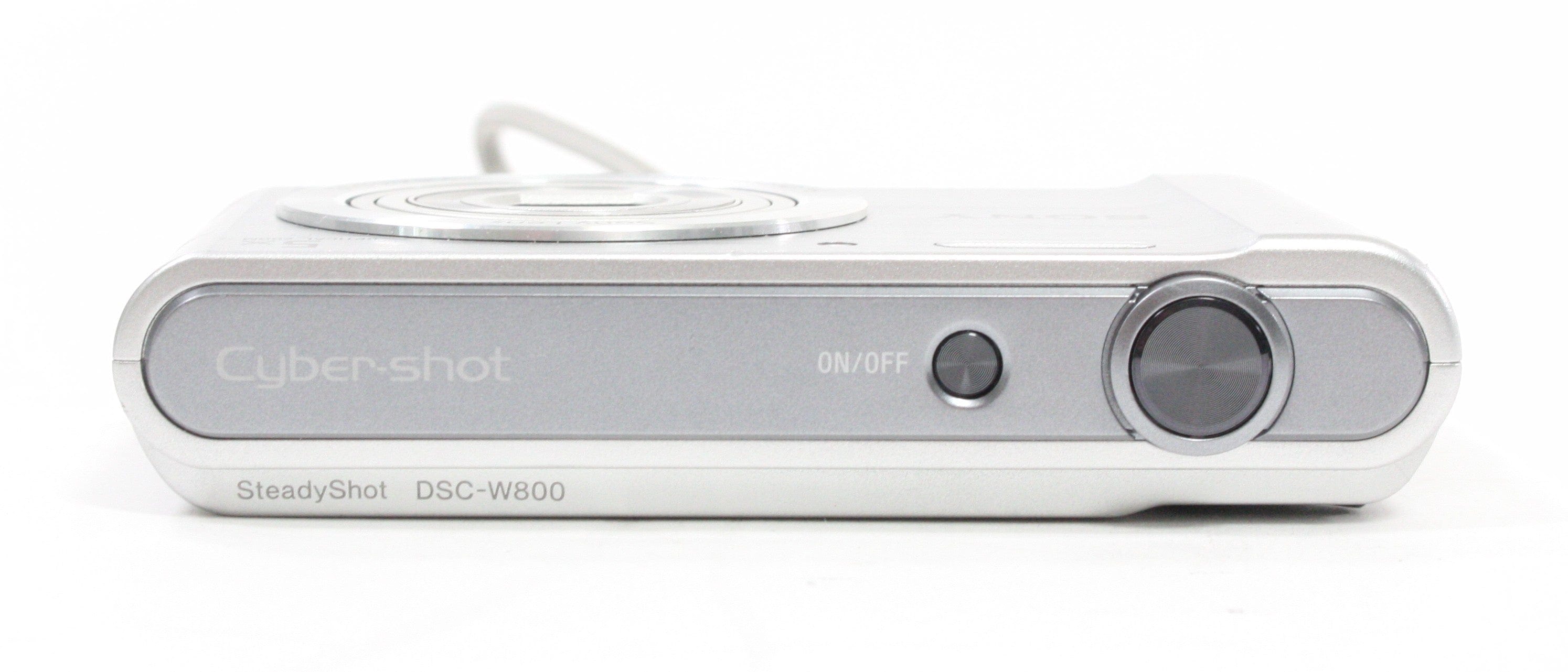 Sony Cyber-shot DSC-W800 Digital Camera 5x Zoom 20.1mp (Silver)