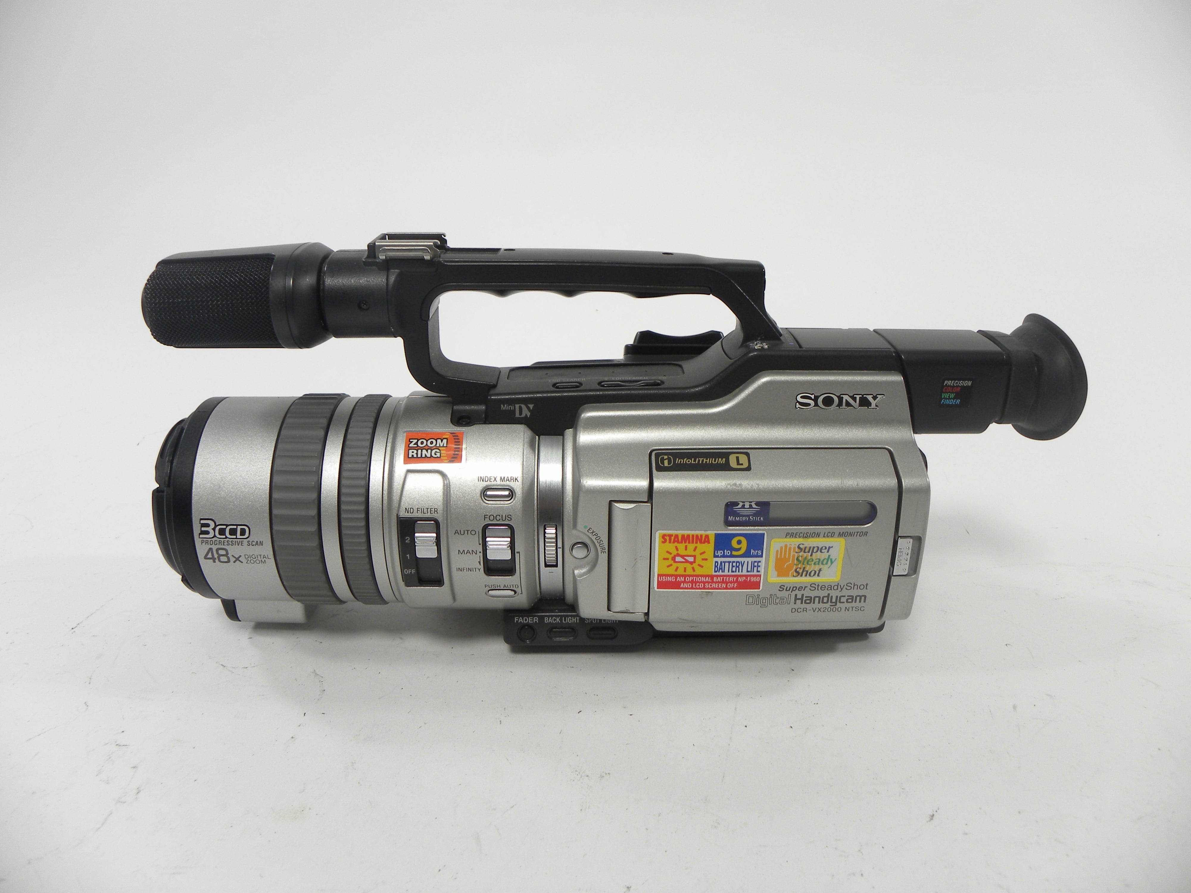 Sony DCR-VX2000 MiniDV Super Steady Shot Camcorder