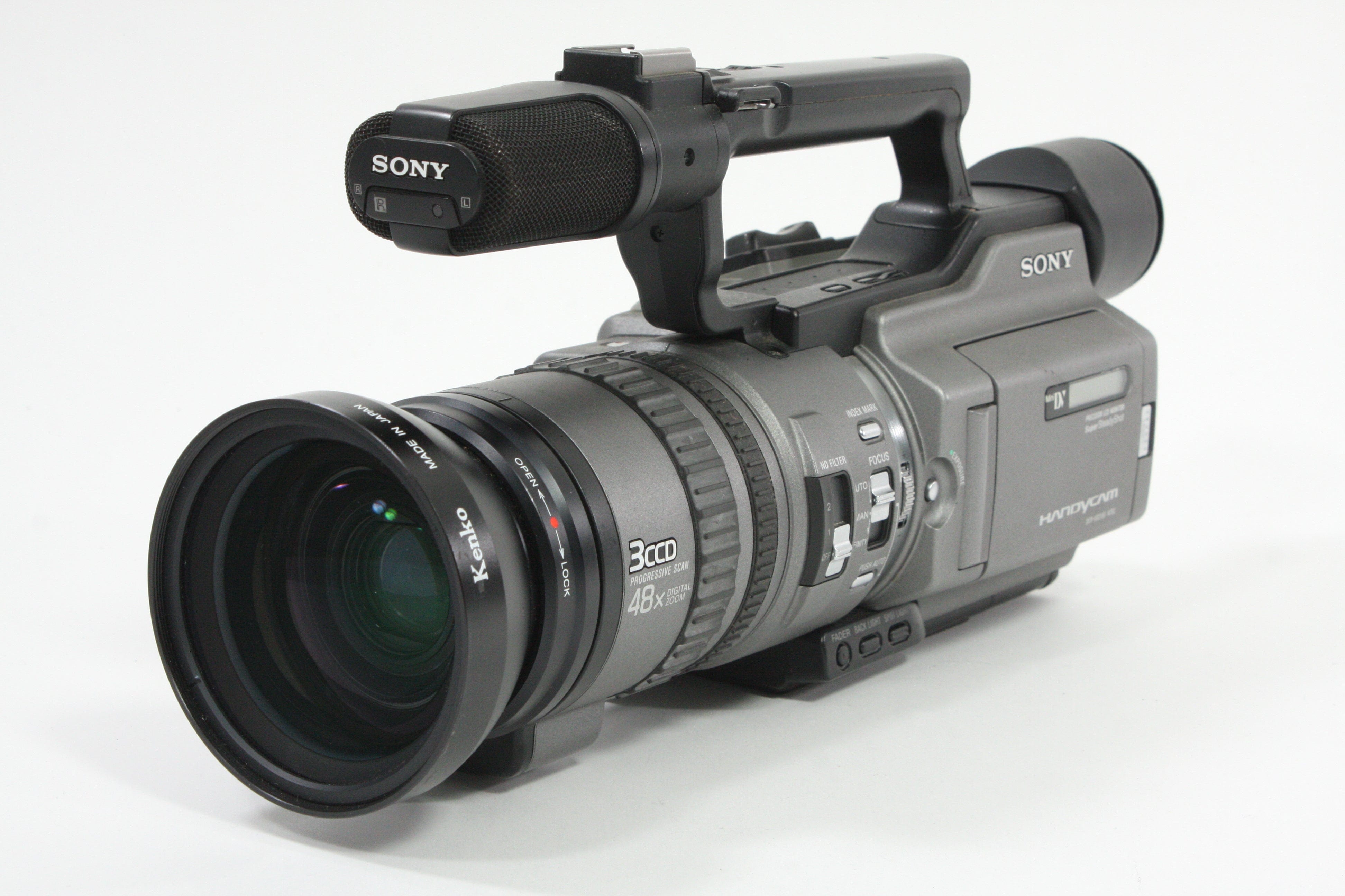 Sony DCR-VX2100 Mini DV Camcorder with x0.65 Wide Angle Lens