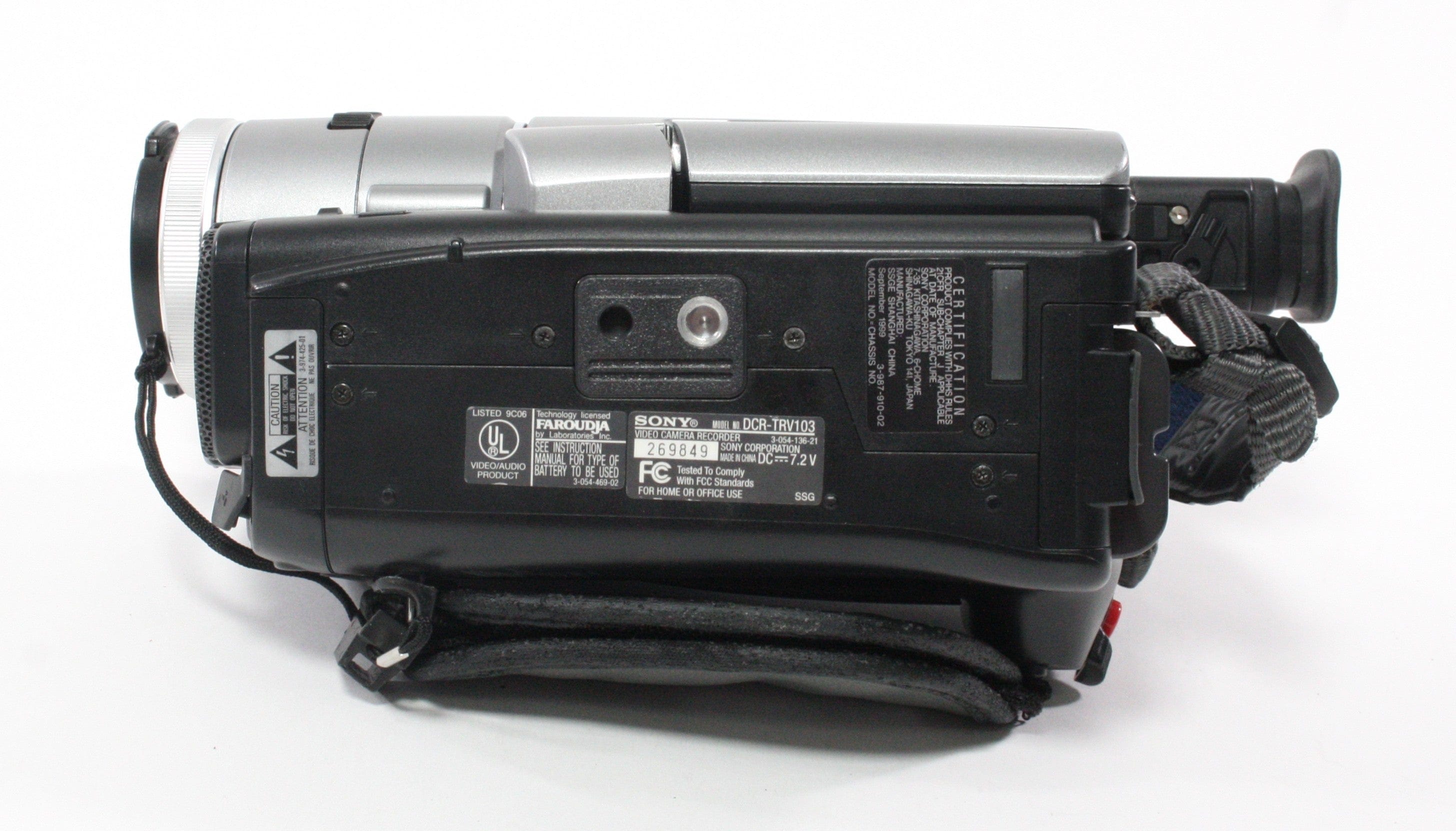 Sony Digital 8 DCR-TRV103 Camcorder