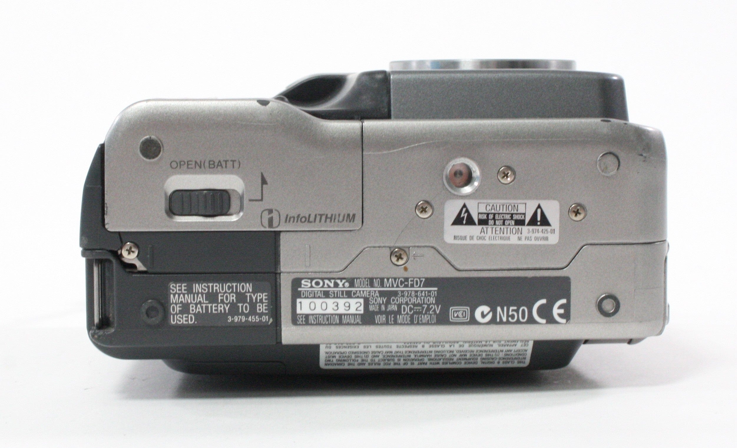 Sony Digital Mavica MVC-FD7 Digital Camera