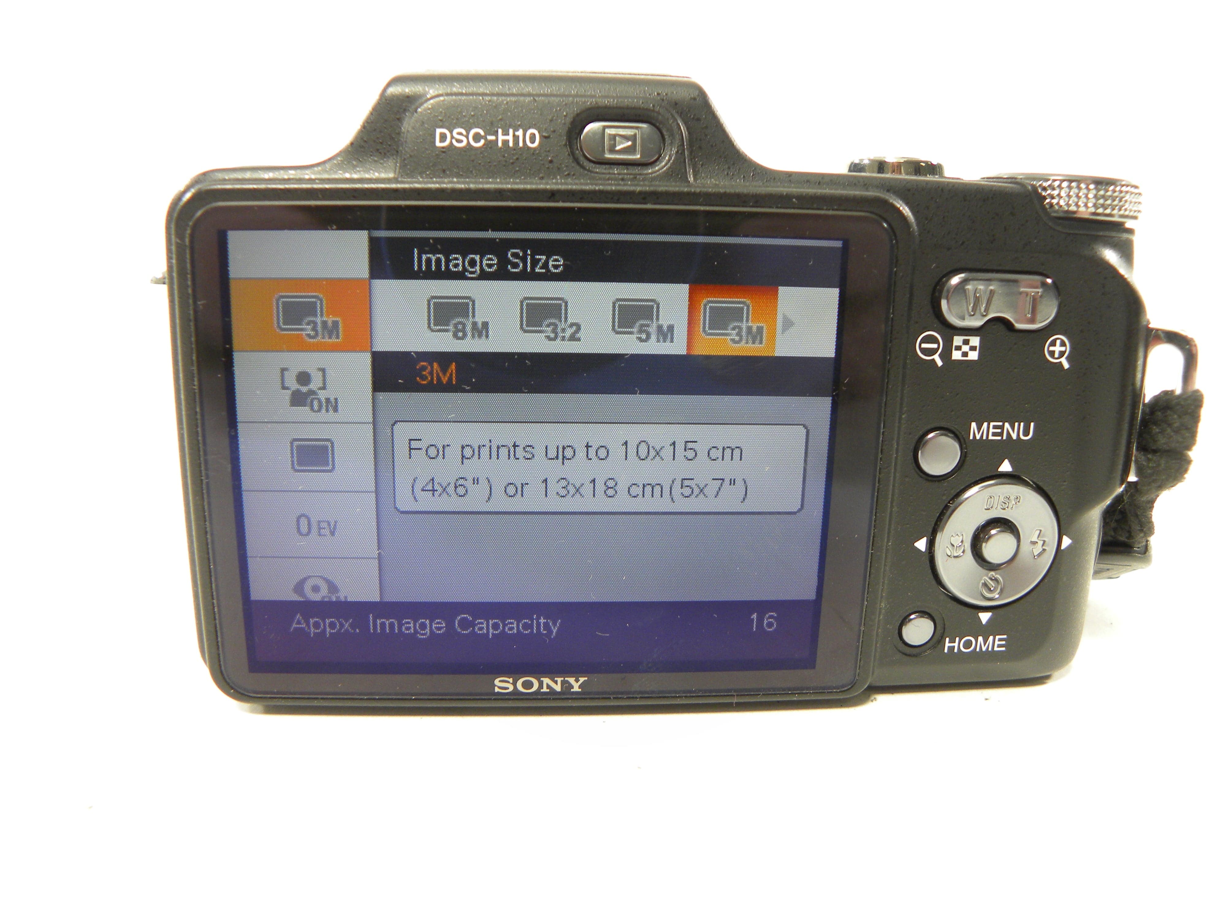 Sony DSC-H10 8.1mp Digital Camera