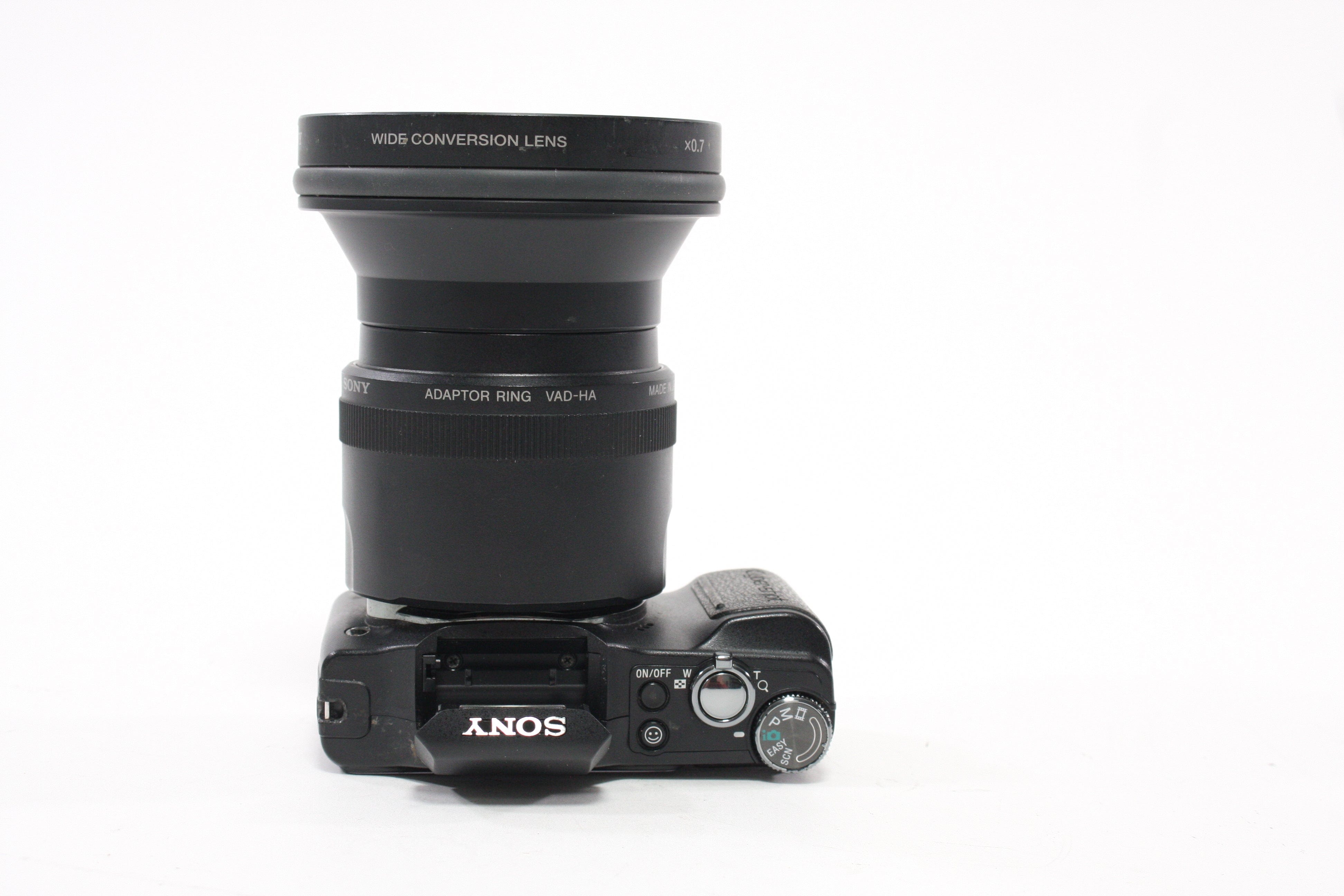 Sony DSC-H20 Digital Camera (Modified) w Adapter Ring & .07x Convertor AS-IS
