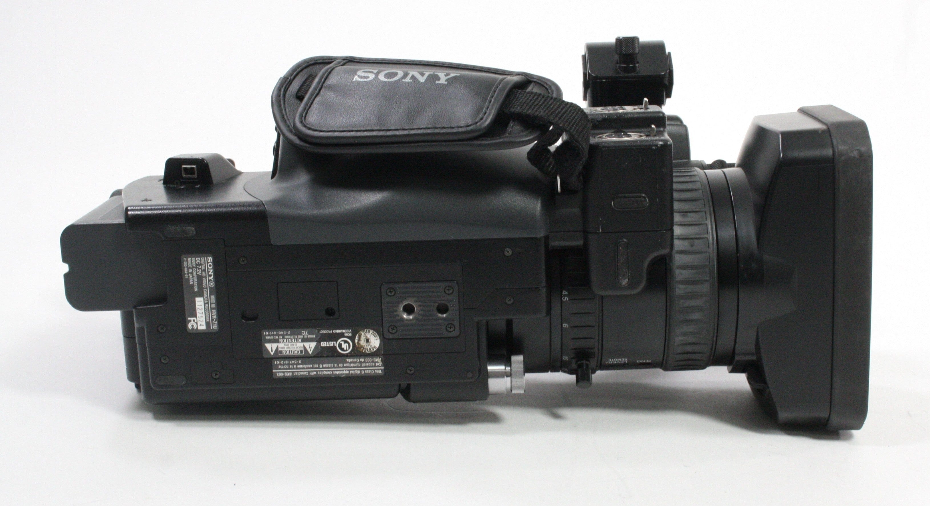 Sony HVR-Z1U HD Video Camera Mini DV with 570 hrs