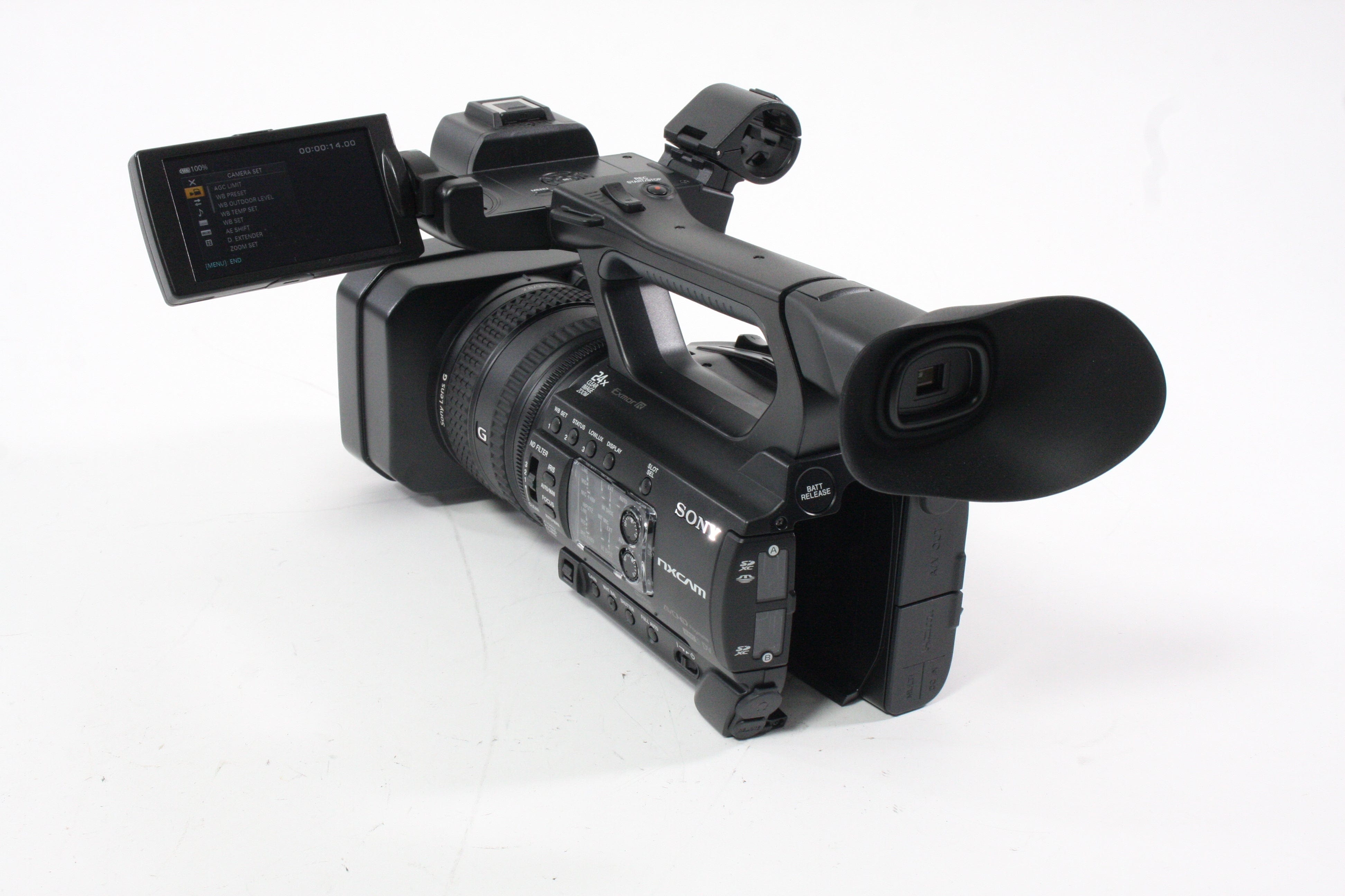 Sony HXR-NX100 Full HD NXCAM Camcorder with 10 hours of Usage.LIKE NEW