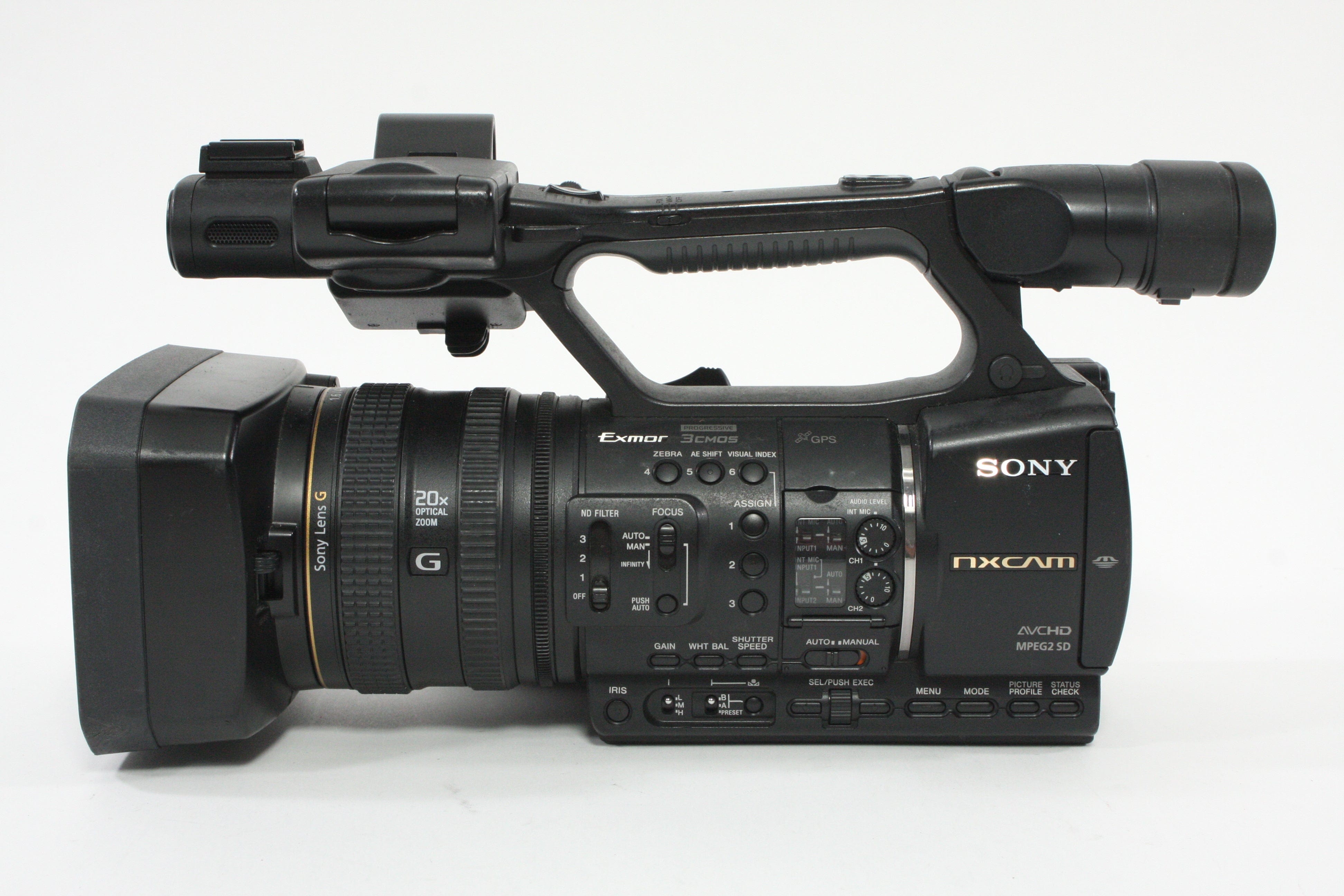 Sony HXR-NX5U NXCAM Professional Camcorder - 360 hours usage