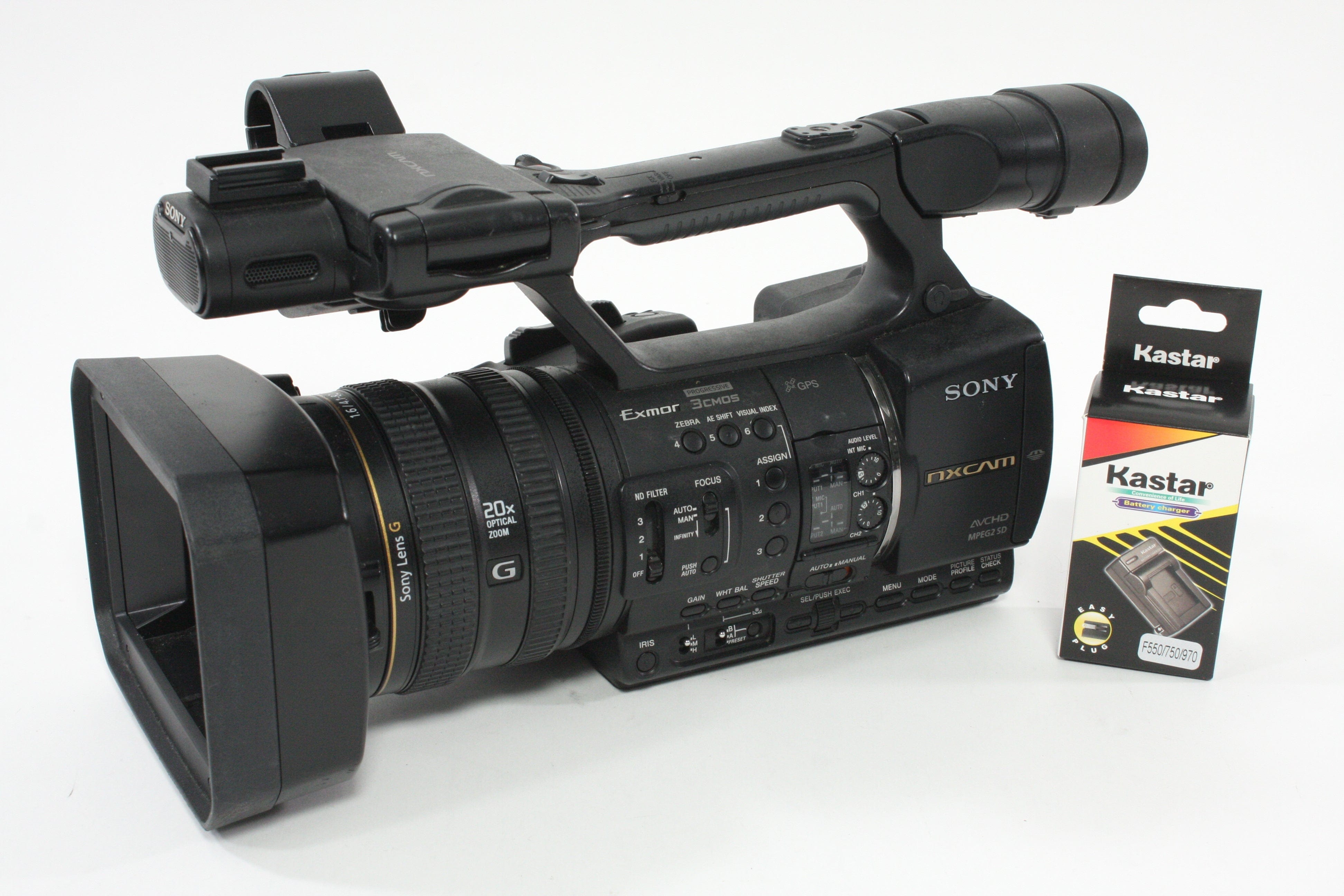 Sony HXR-NX5U NXCAM Professional Camcorder - 360 hours usage