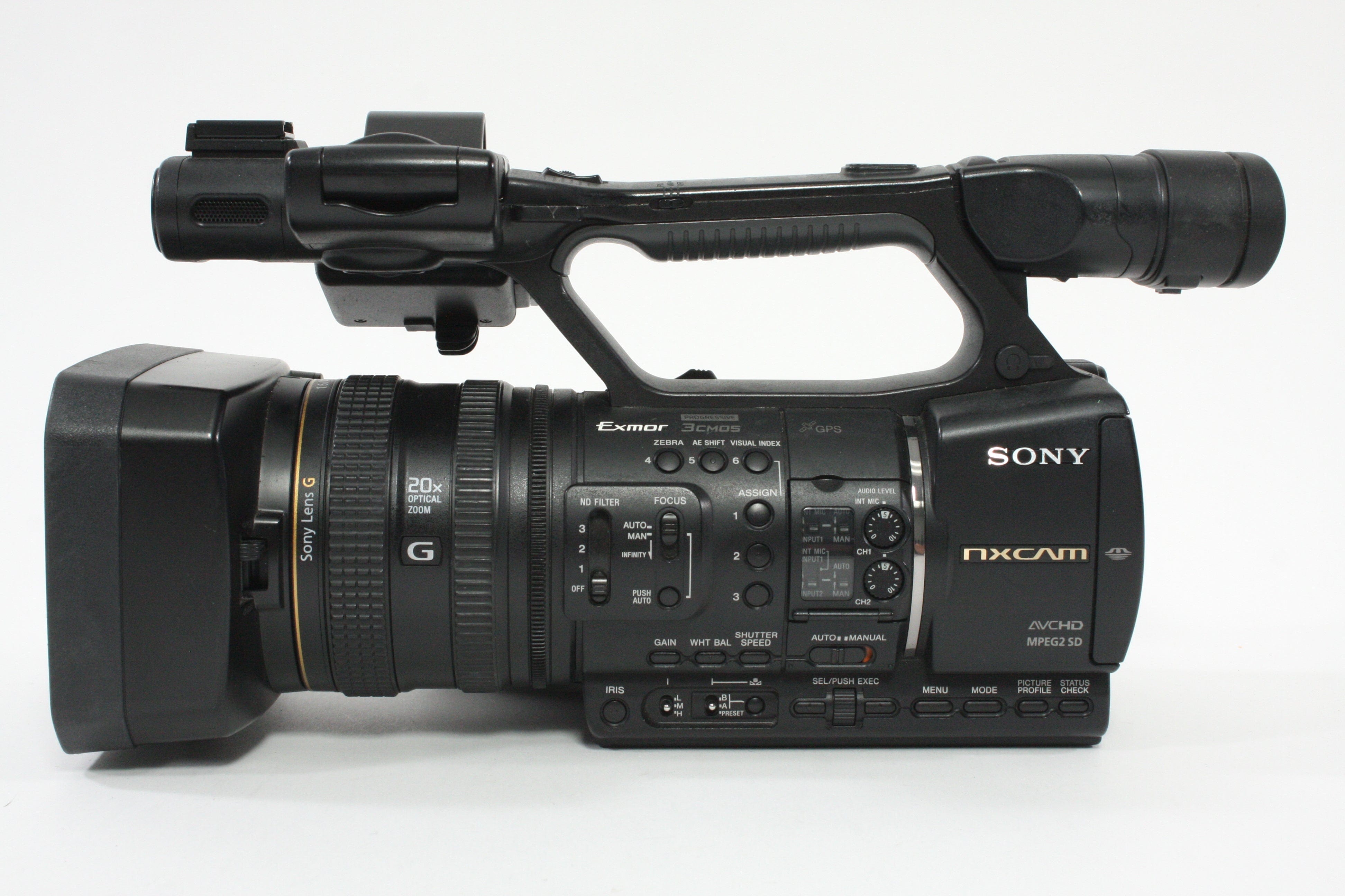 Sony HXR-NX5U NXCAM Professional Camcorder - 400 hours usage
