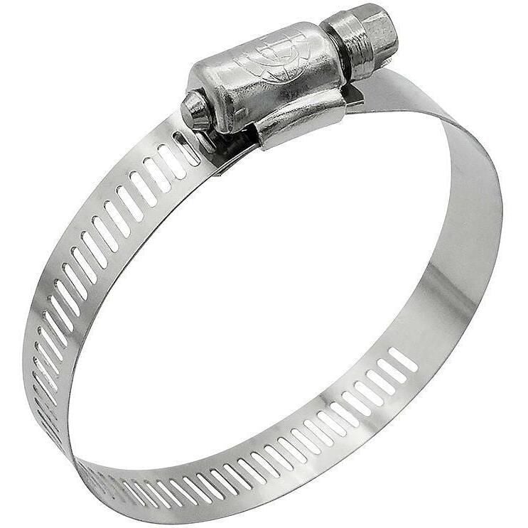 Seachoice 50-23384 Stainless-Steel Marine Hose Clamps, 1/2" Band, Size #12, 10/Bx