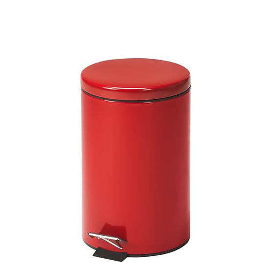 Clinton Small Round Red Waste Receptacle