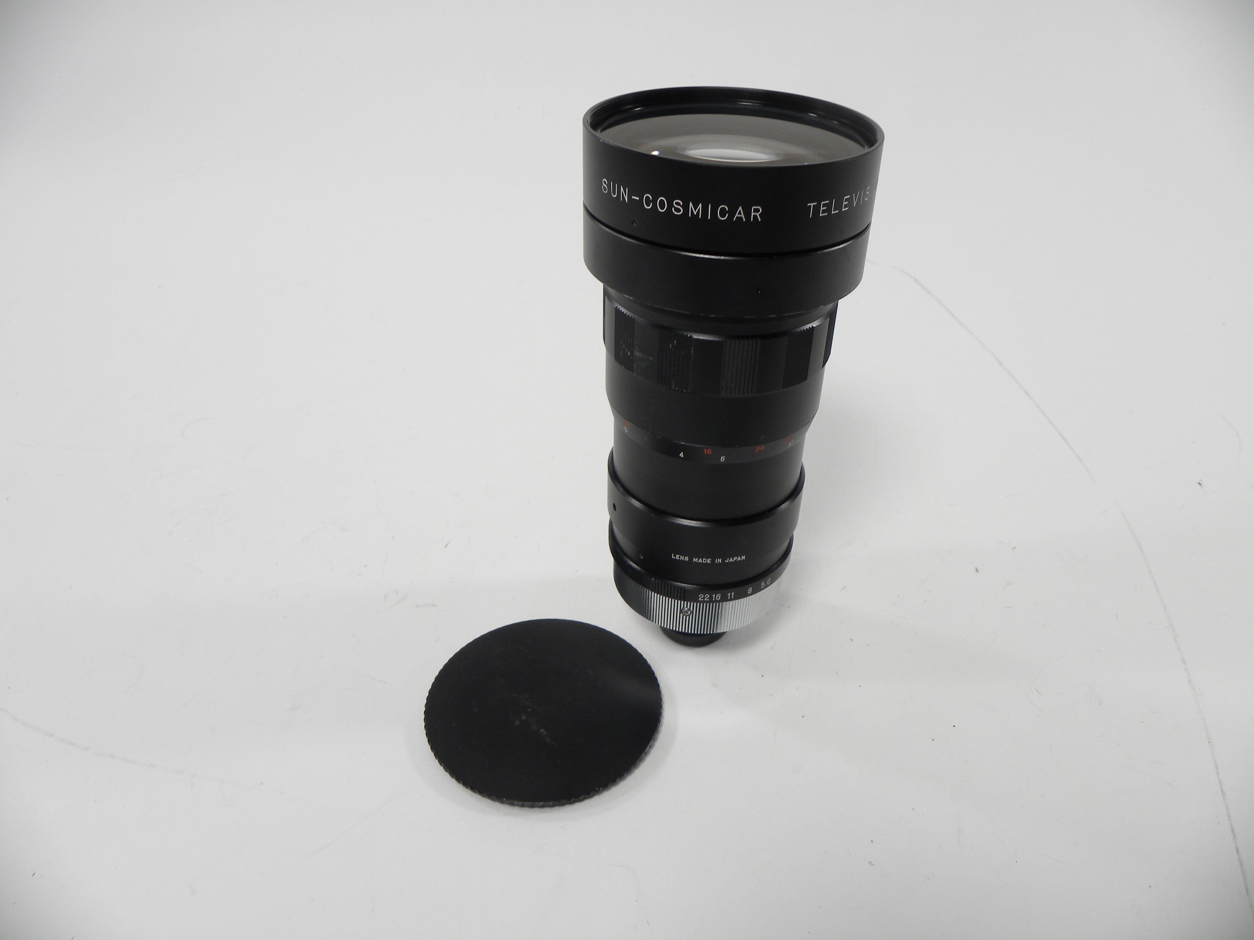 Sun-Cosmicar Television Zoom 22.5-90mm f1.5 C-Mount for Movie Camera