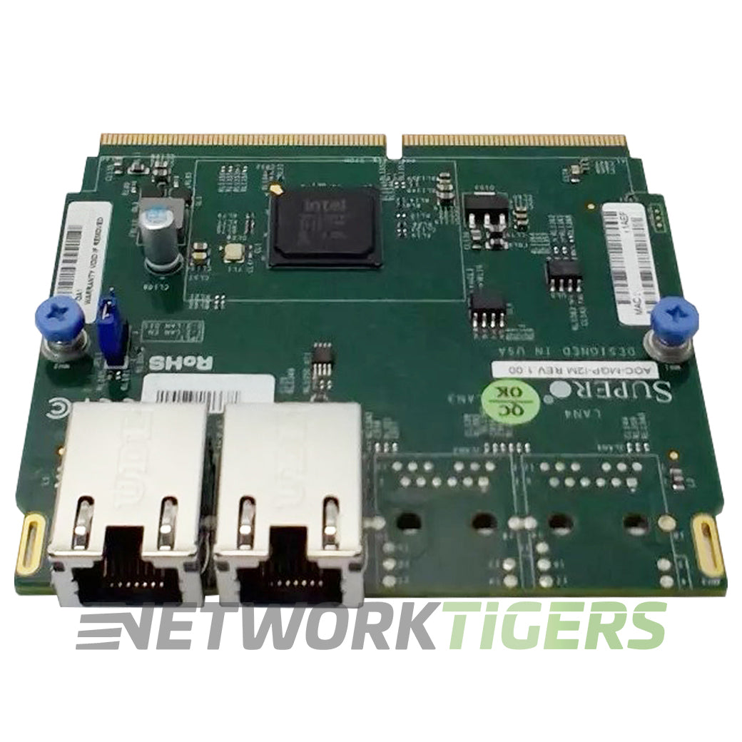 SuperMicro AOC-MGP-i2M 2x 1 Gigabit RJ-45 Server Add On Card