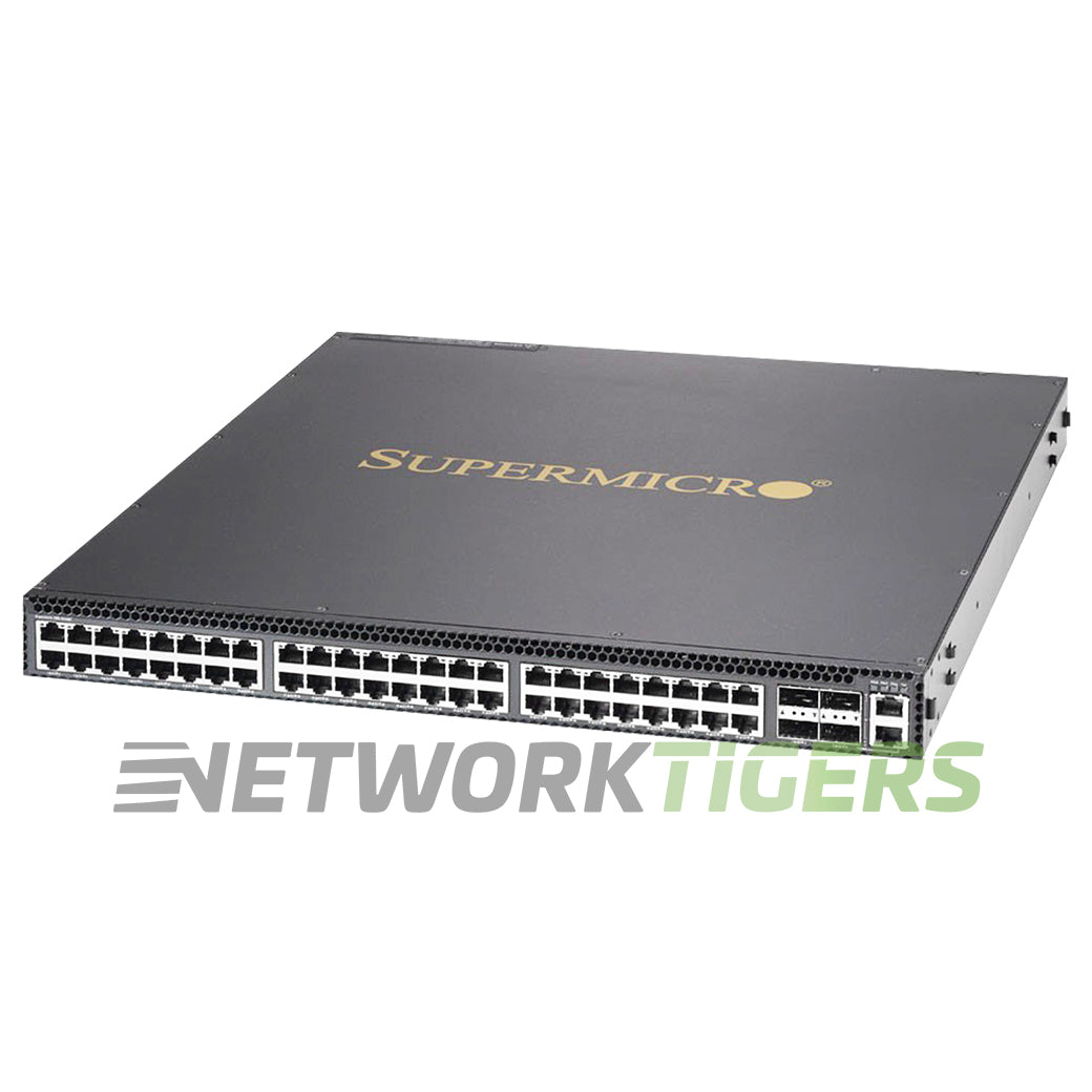 SuperMicro SSE-X3348T 48x 10GB Copper 4x 40GB QSFP+ 2x 1GB RJ45 Switch