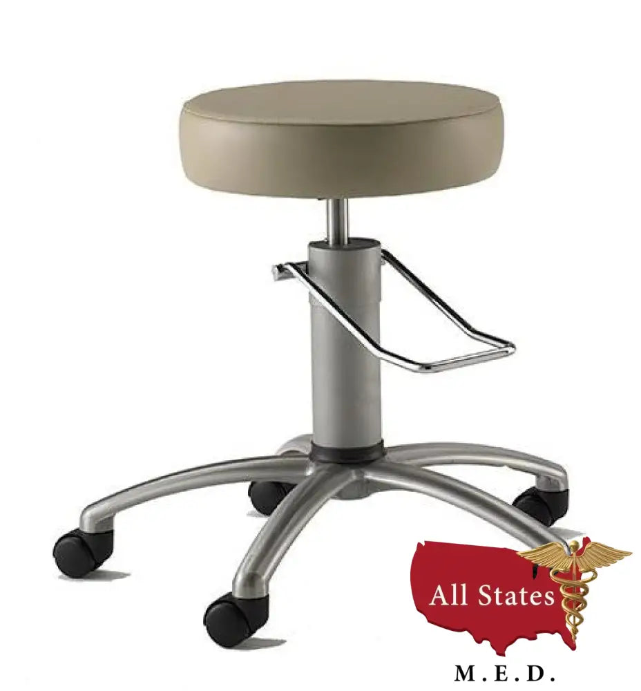Surgical Stool with Black Aluminum Base